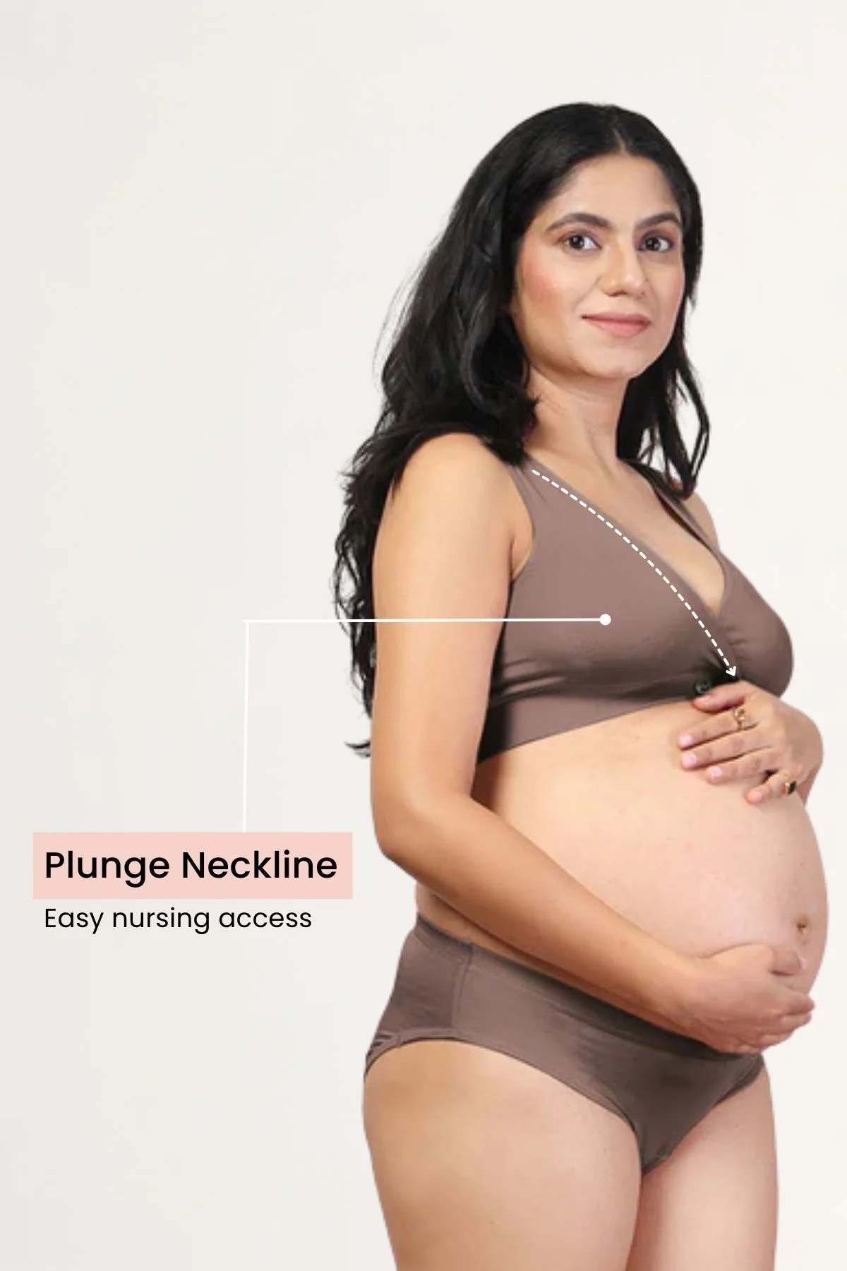 247 (Upgraded) Coco Modal Padded Maternity Feeding Bra - Image 3