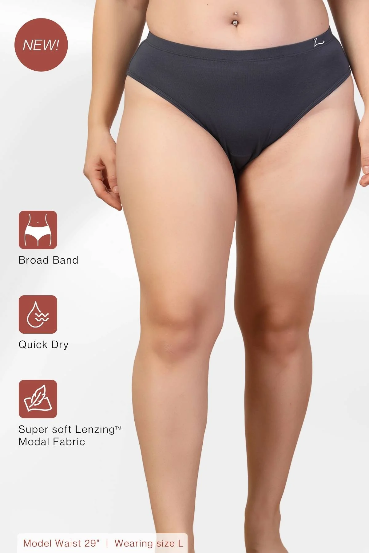 247 Grey Maternity Panty (Pregnancy & Postpartum) - Image 13