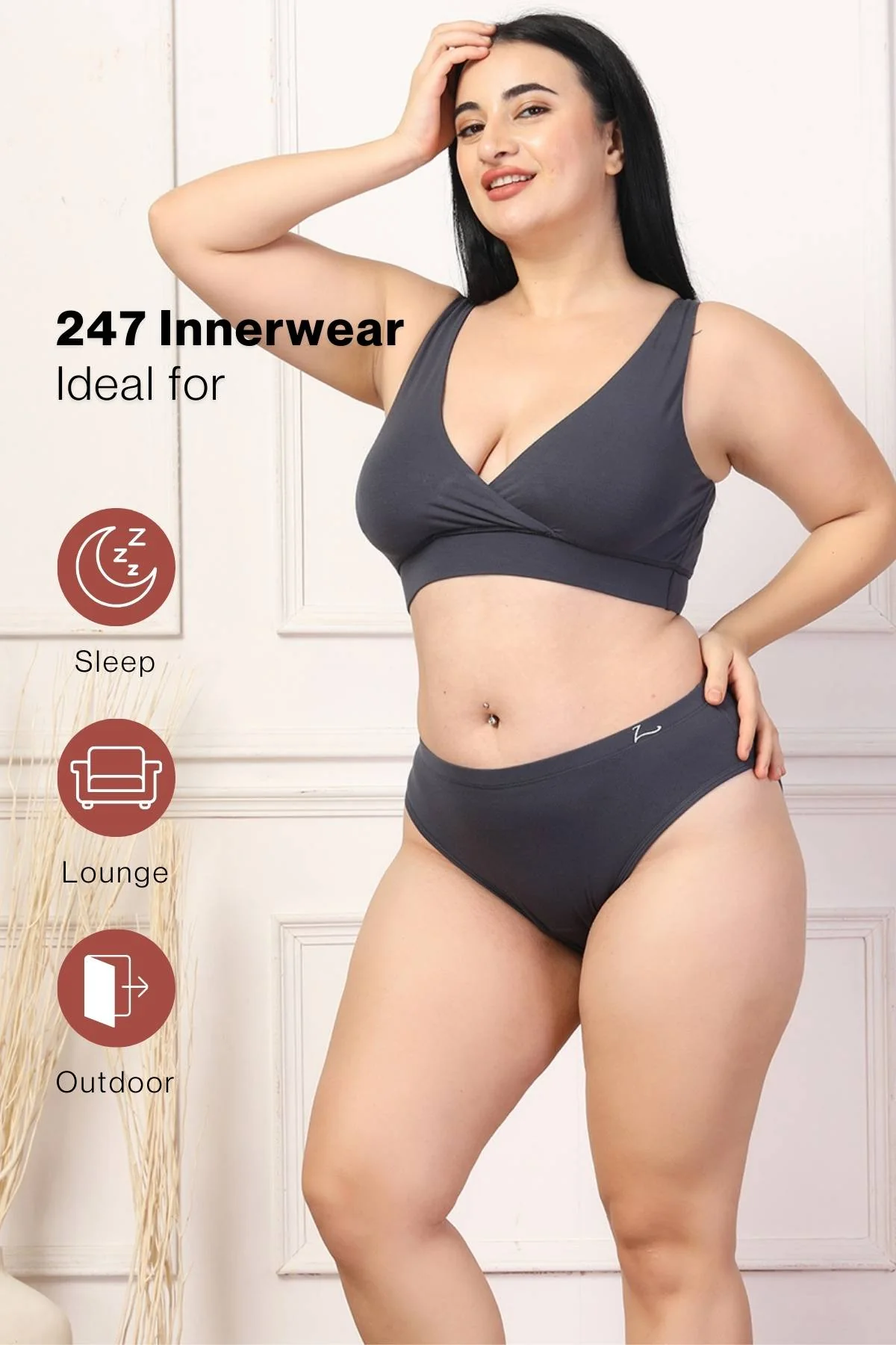 247 Grey Maternity Panty (Pregnancy & Postpartum) - Image 18
