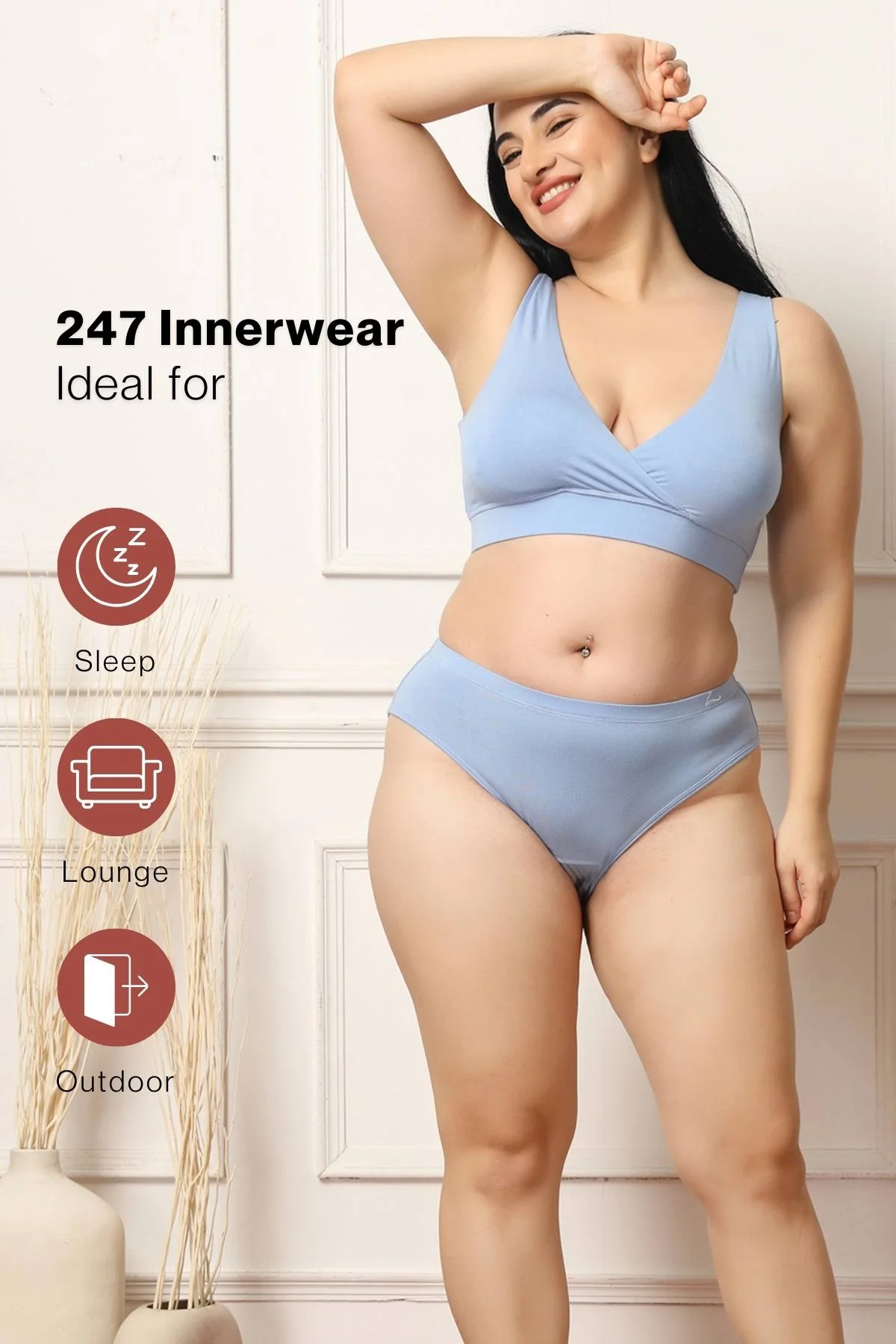247 Light Blue Maternity Panty (Pregnancy & Postpartum) - Image 18