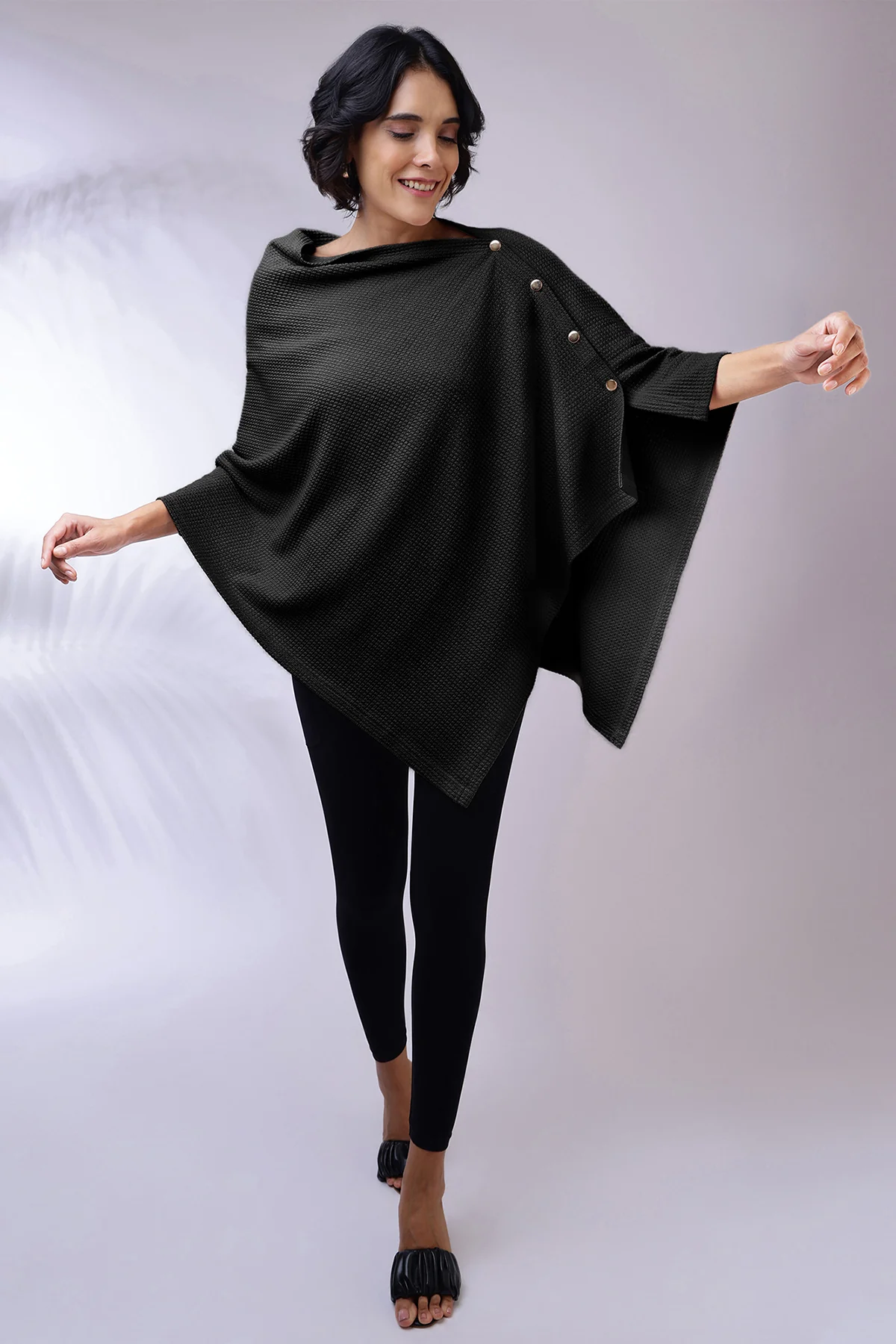 Amara Nursing Cover - Black - Image 8