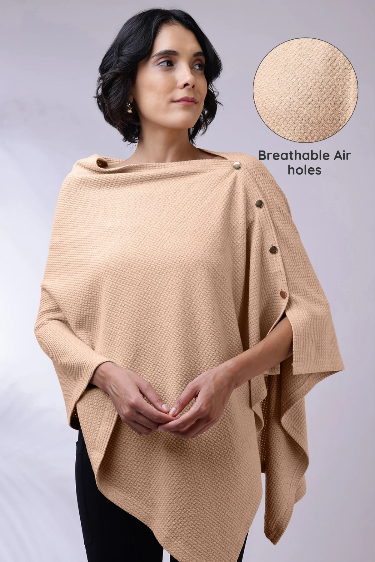 Amara Nursing Cover - Champagne - Image 6