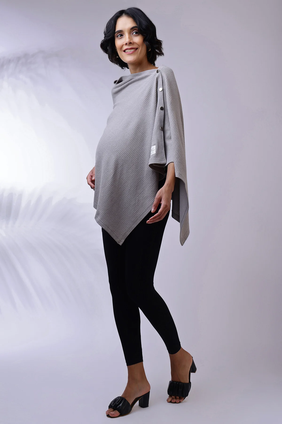 Amara Nursing Cover - Grey - Image 12