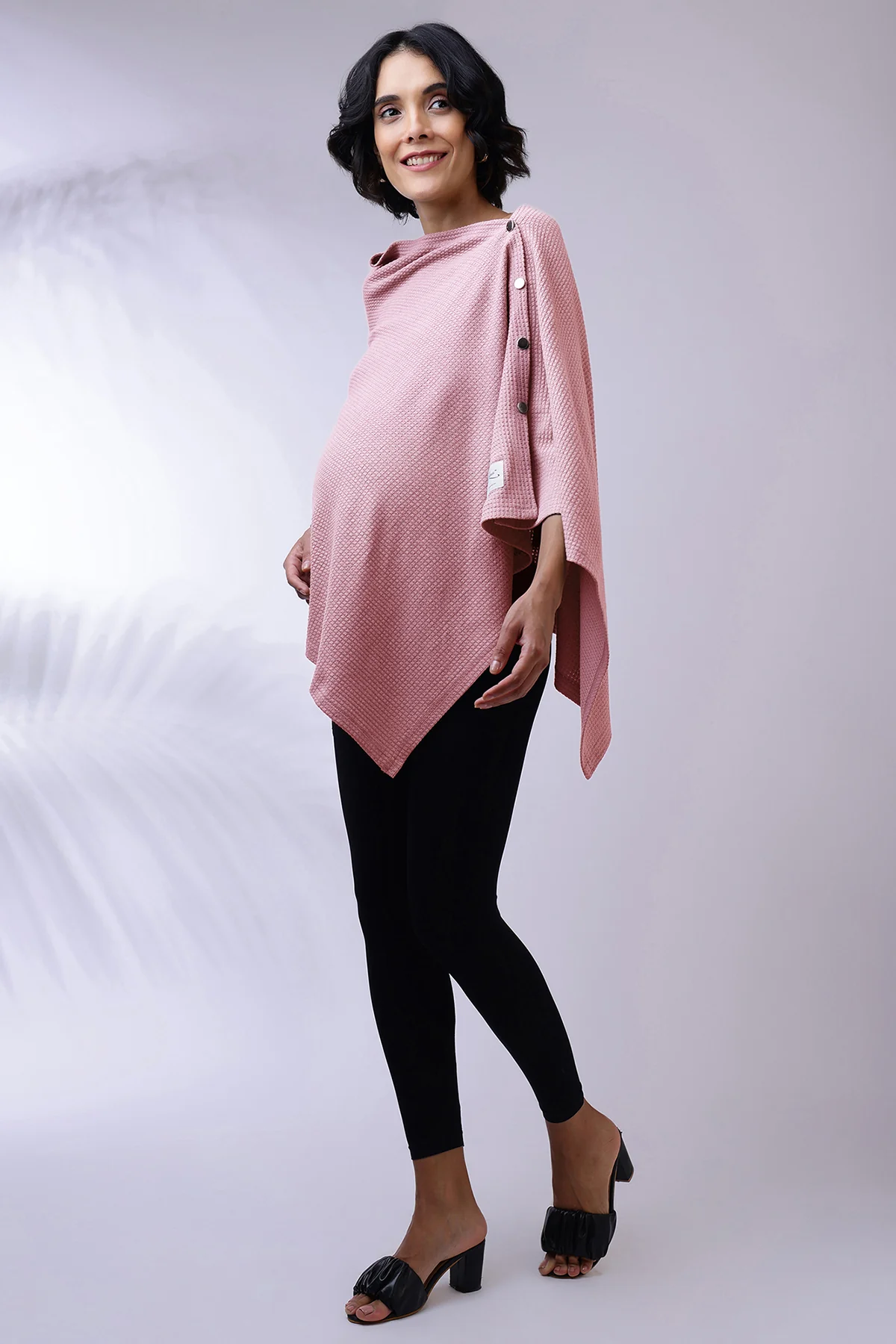 Amara Nursing Cover - Light Pink - Image 10
