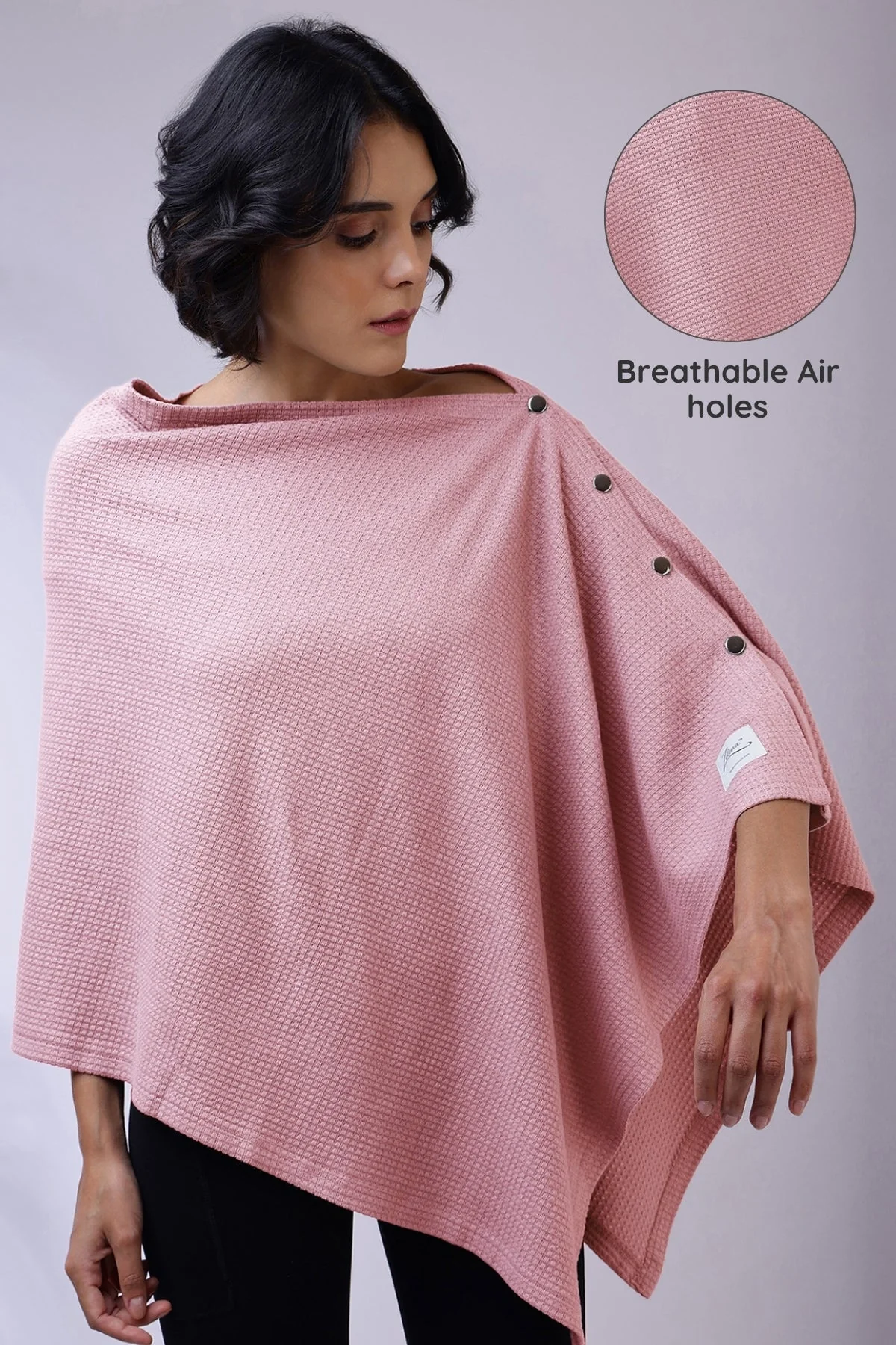 Amara Nursing Cover - Light Pink - Image 16