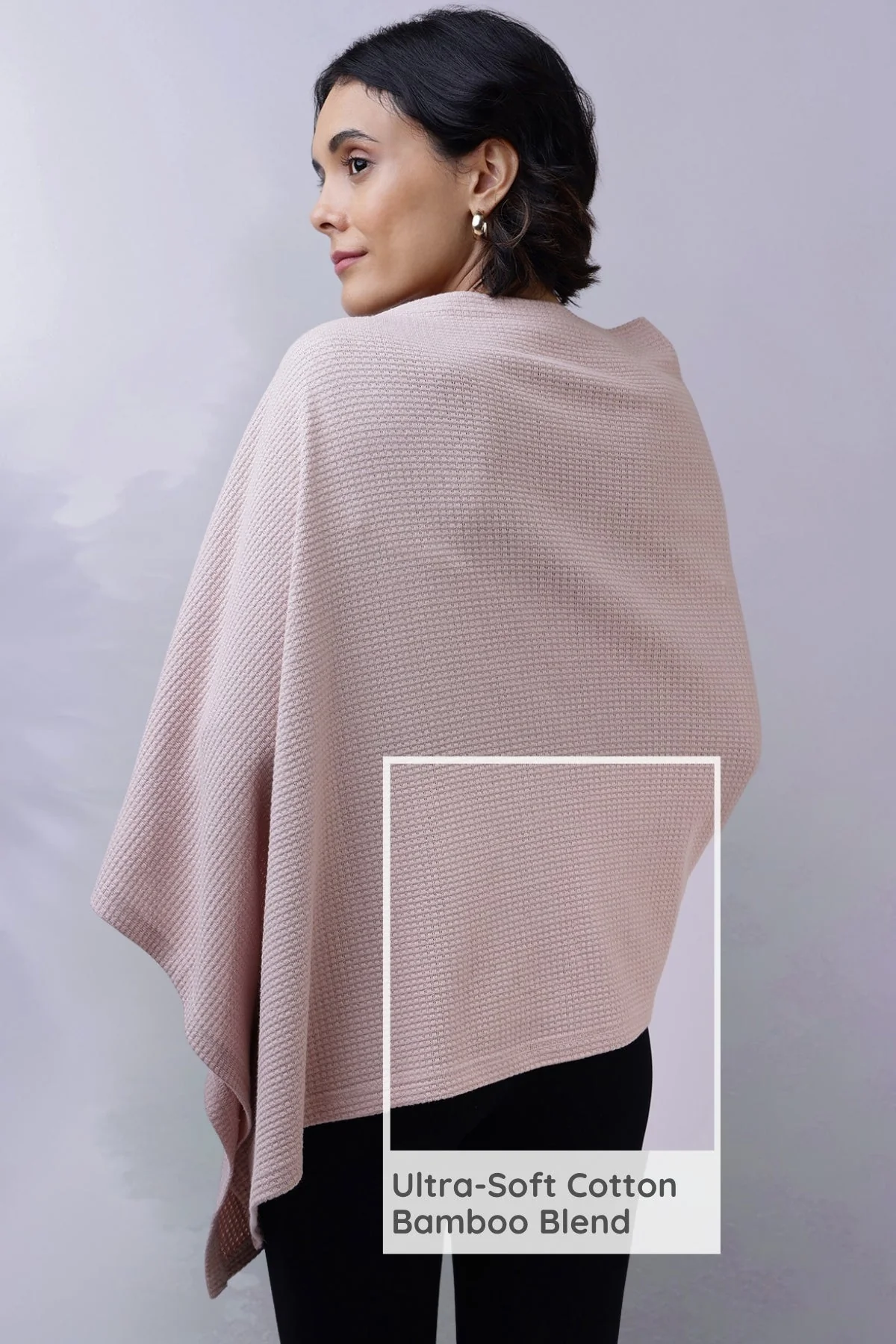 Amara Nursing Cover - Blush Pink - Image 16