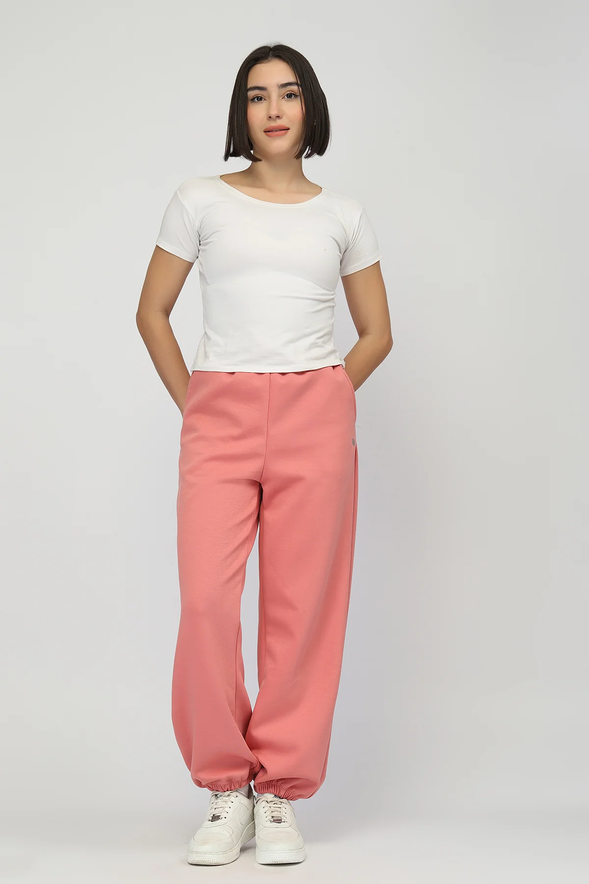 Anaya Maternity Jogger - Pink - Image 7
