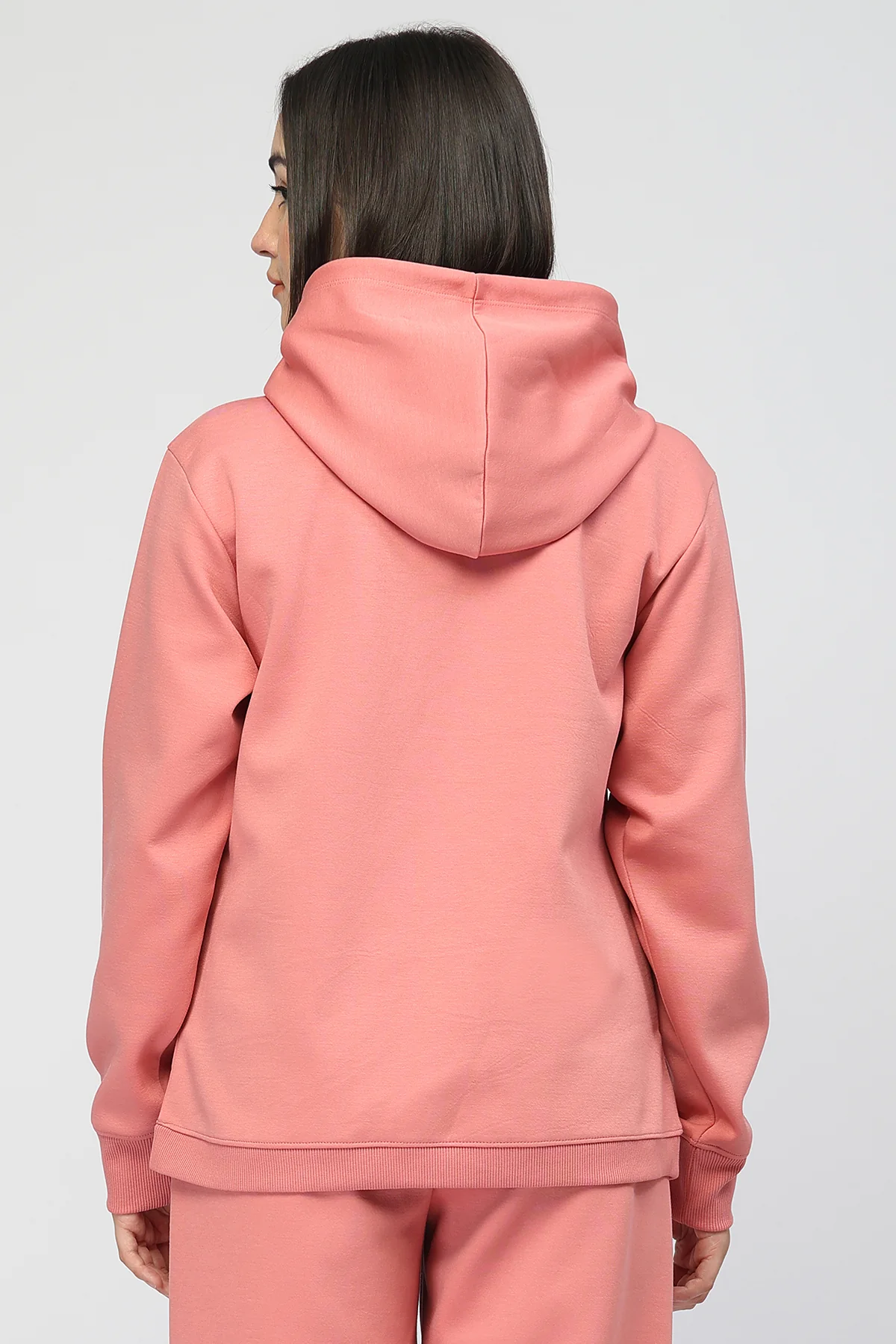 Anaya Maternity zipless Feeding Hoodie - Pink - Image 3