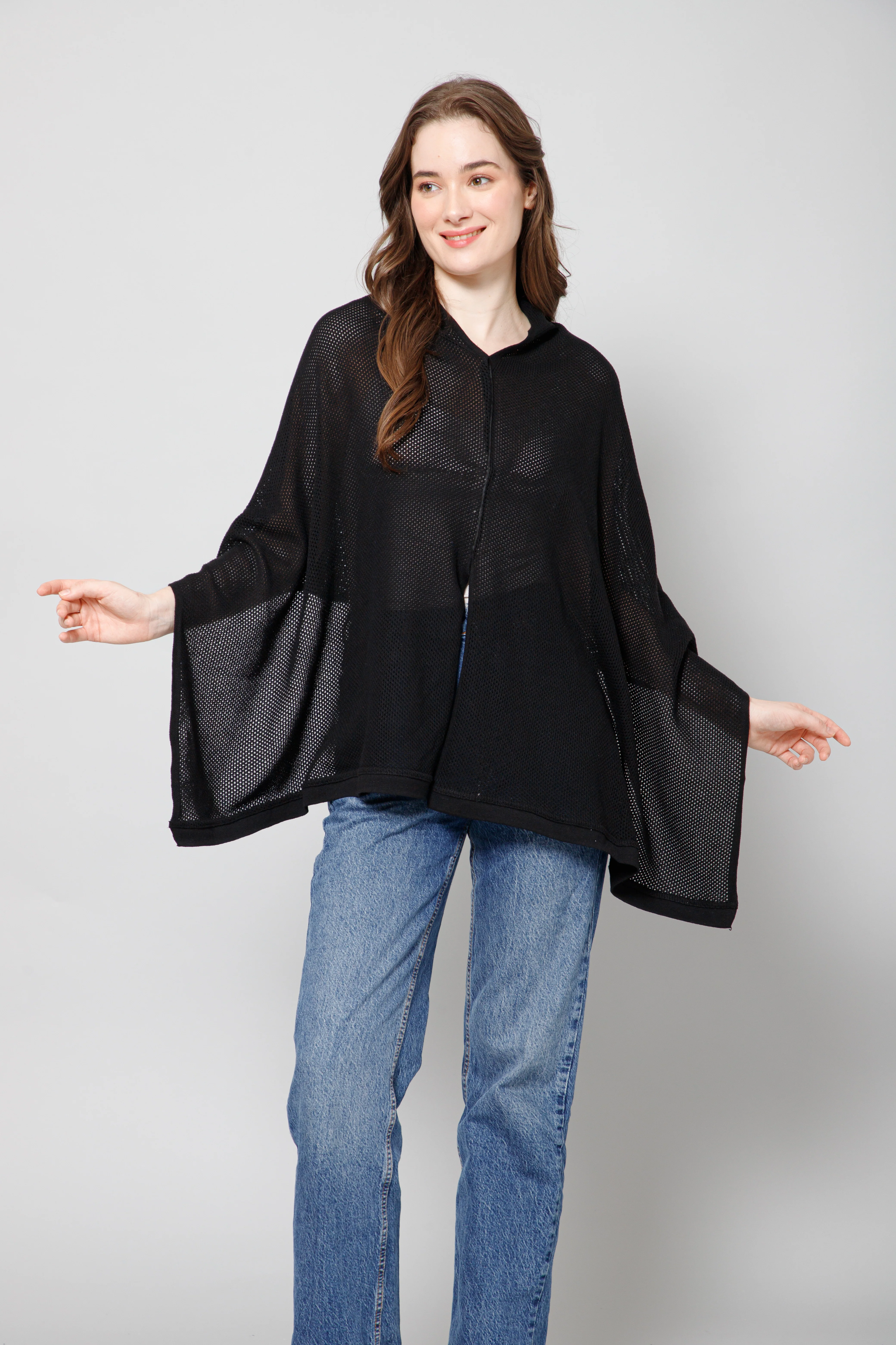 Ebony Elegance Honeycomb Feeding & Nursing Cover - Image 3