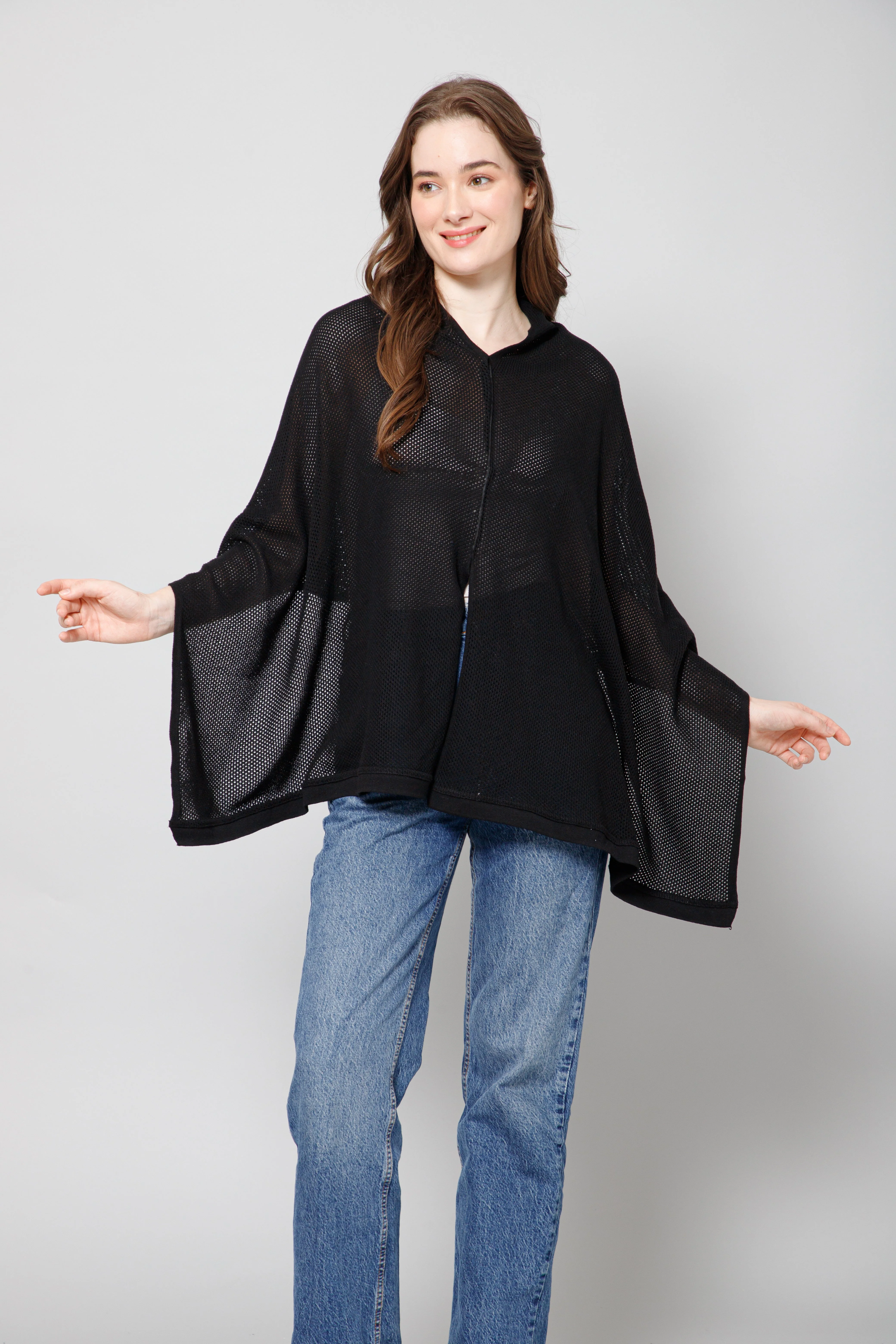 Ebony Elegance Honeycomb Feeding & Nursing Cover - Image 8
