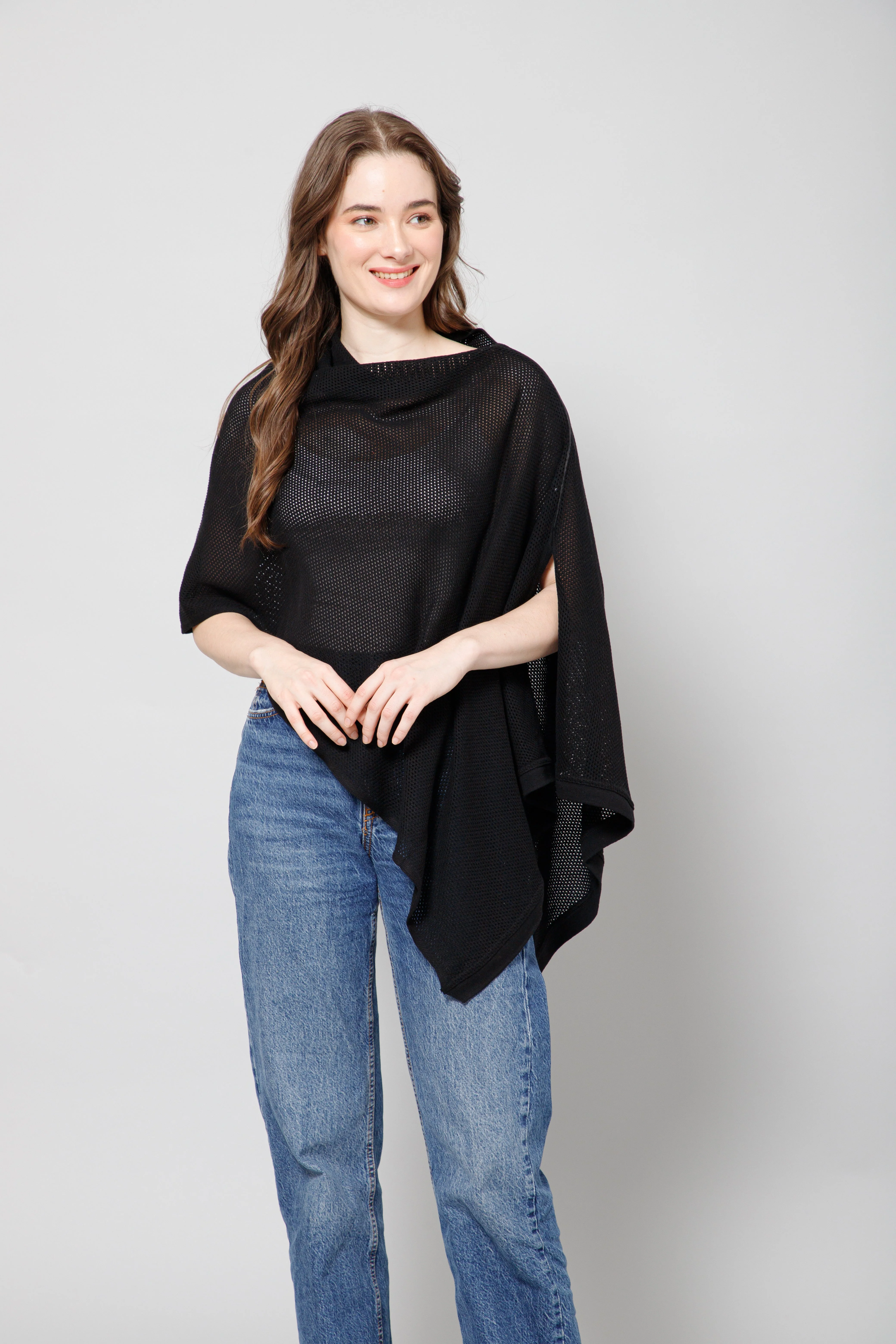 Ebony Elegance Honeycomb Feeding & Nursing Cover - Image 9