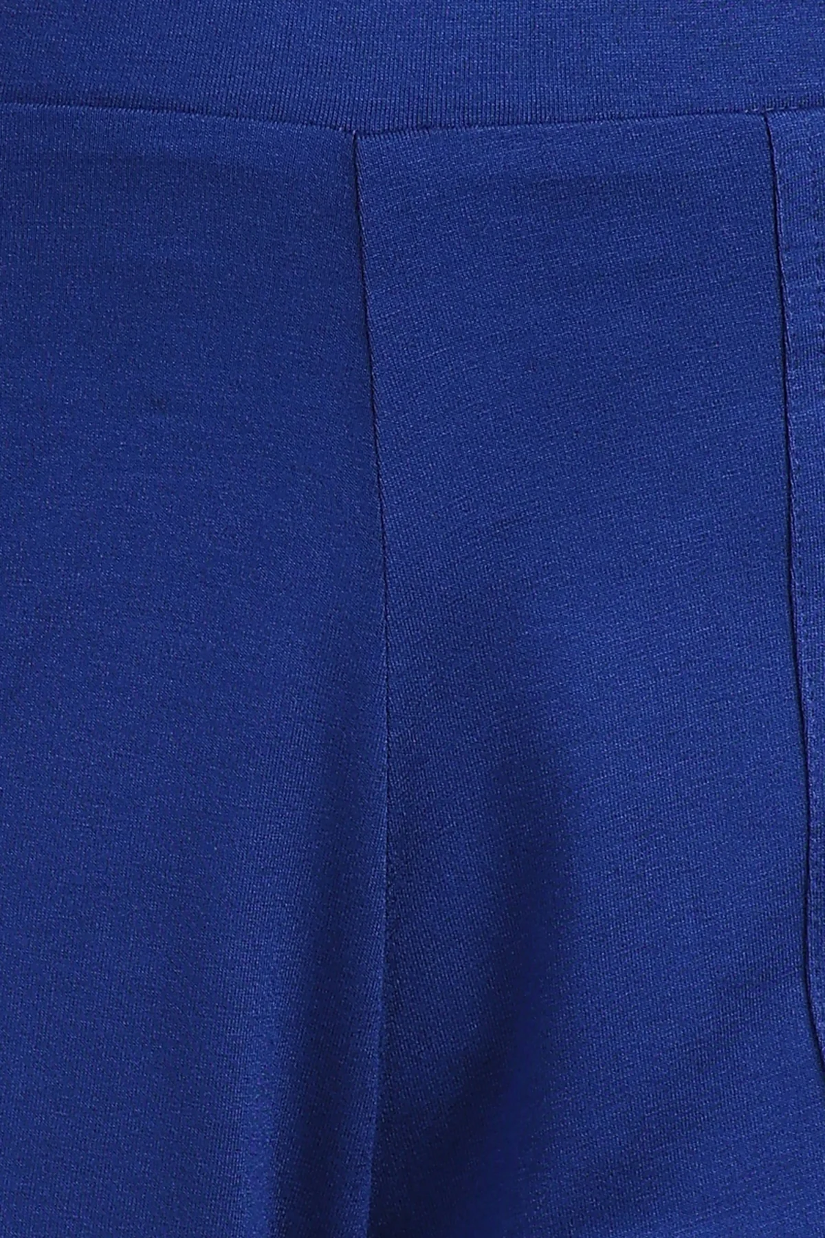 Blue Mid-Rise Maternity Shorts (Pregnancy & Postpartum) - Image 7