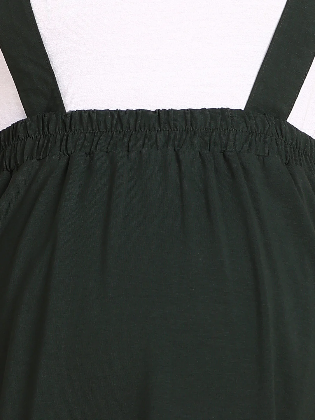 Bottle Green 100% Cotton Jersey Maternity Skirt with Detachable Strap & Pockets - Image 8