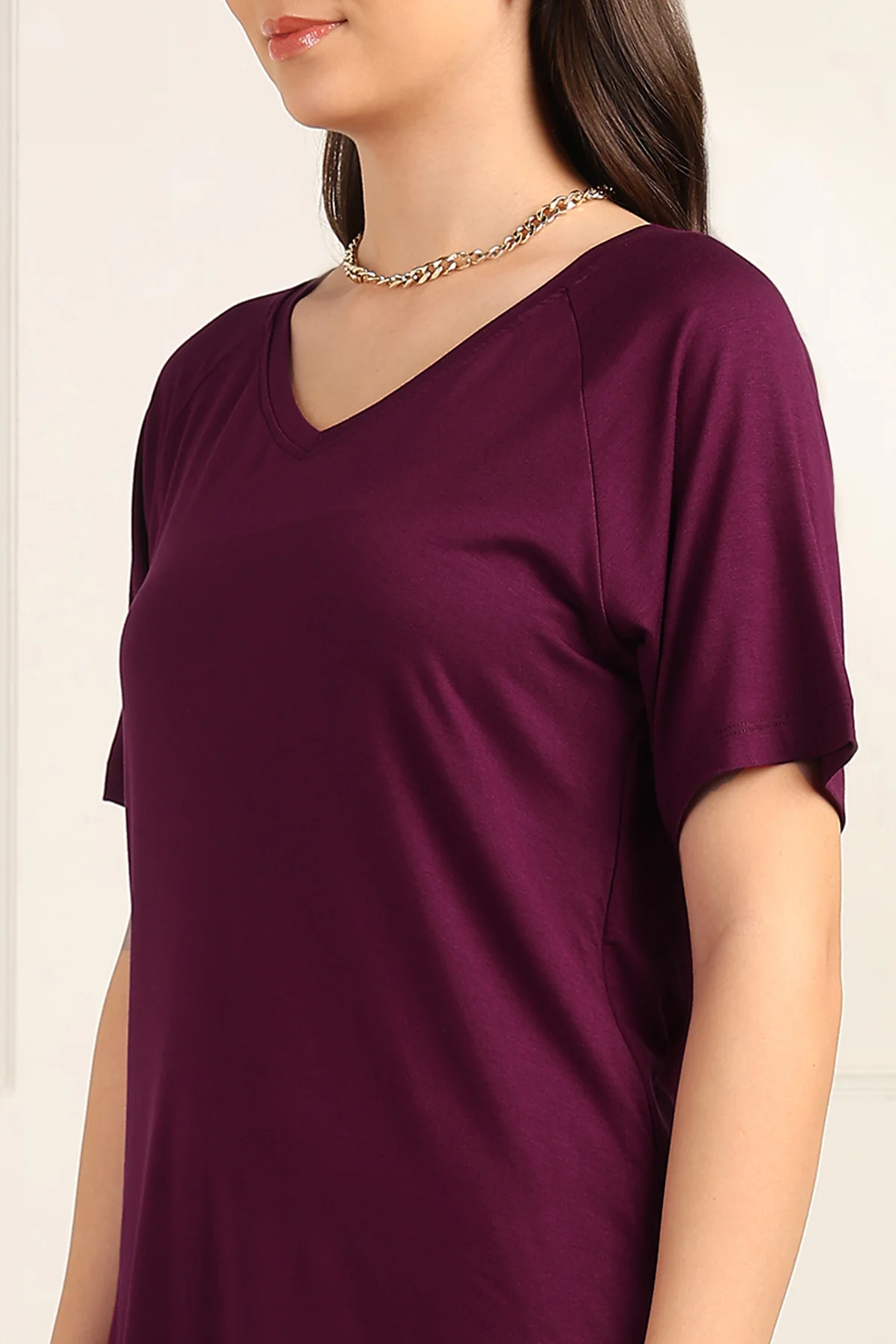 Burgundy Maternity Pajama Set - Image 7