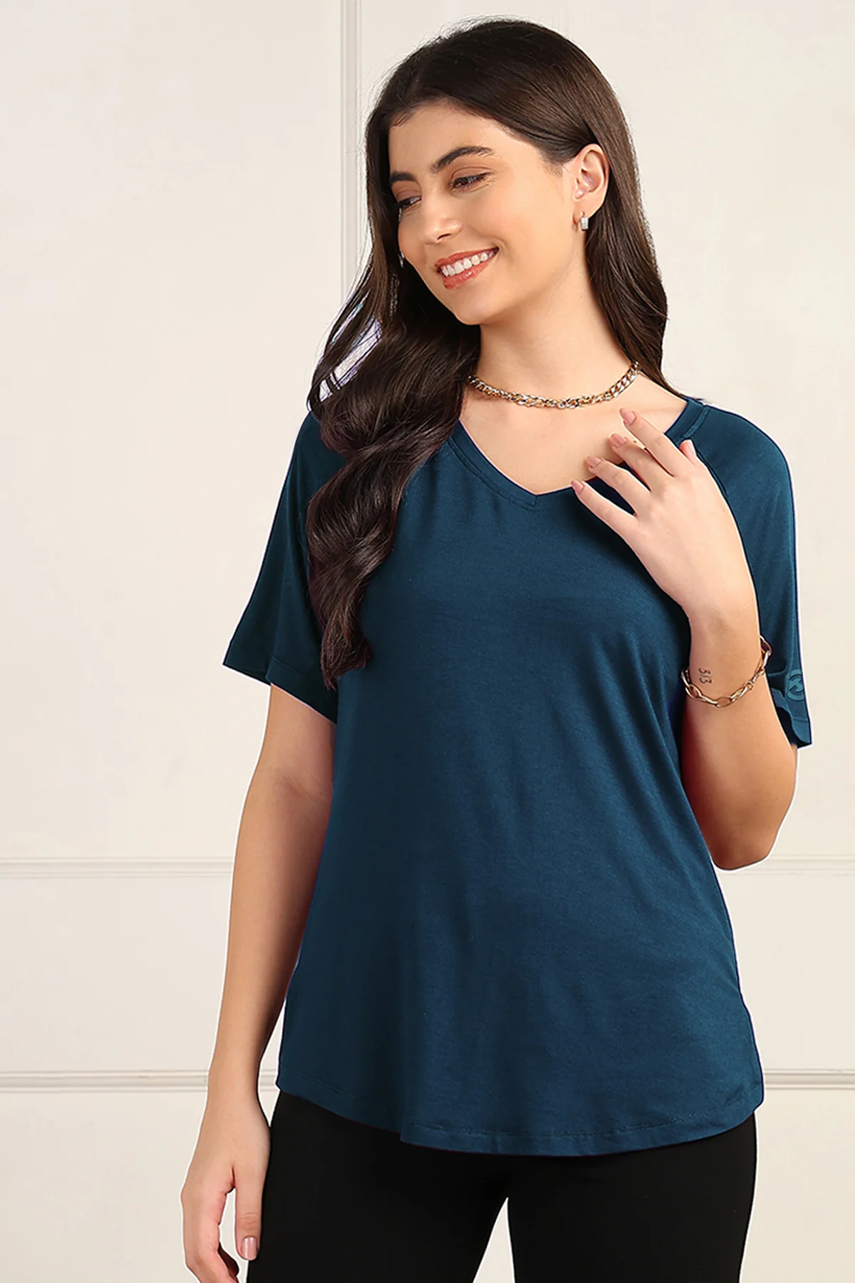 Deep Teal Maternity Palazzo Set - Image 10