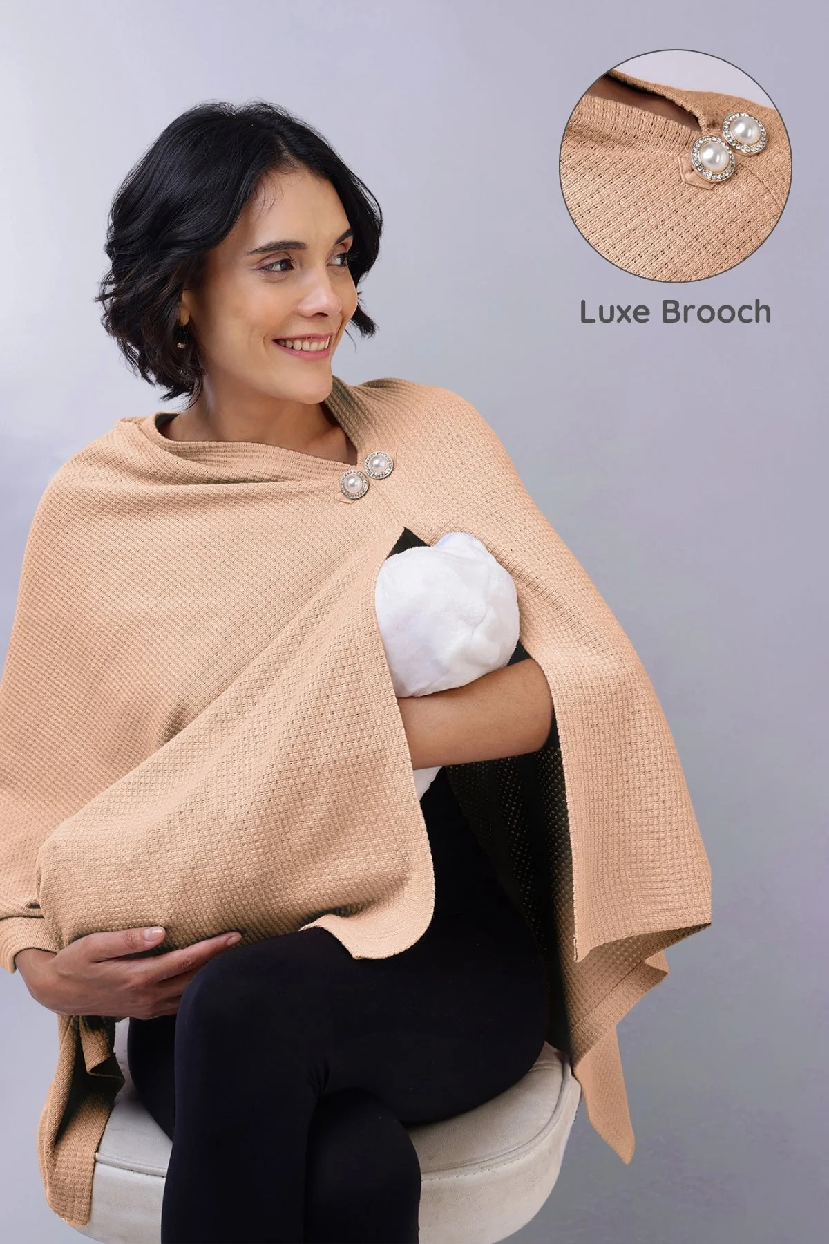 Diana Nursing Cover - Champagne - Image 16