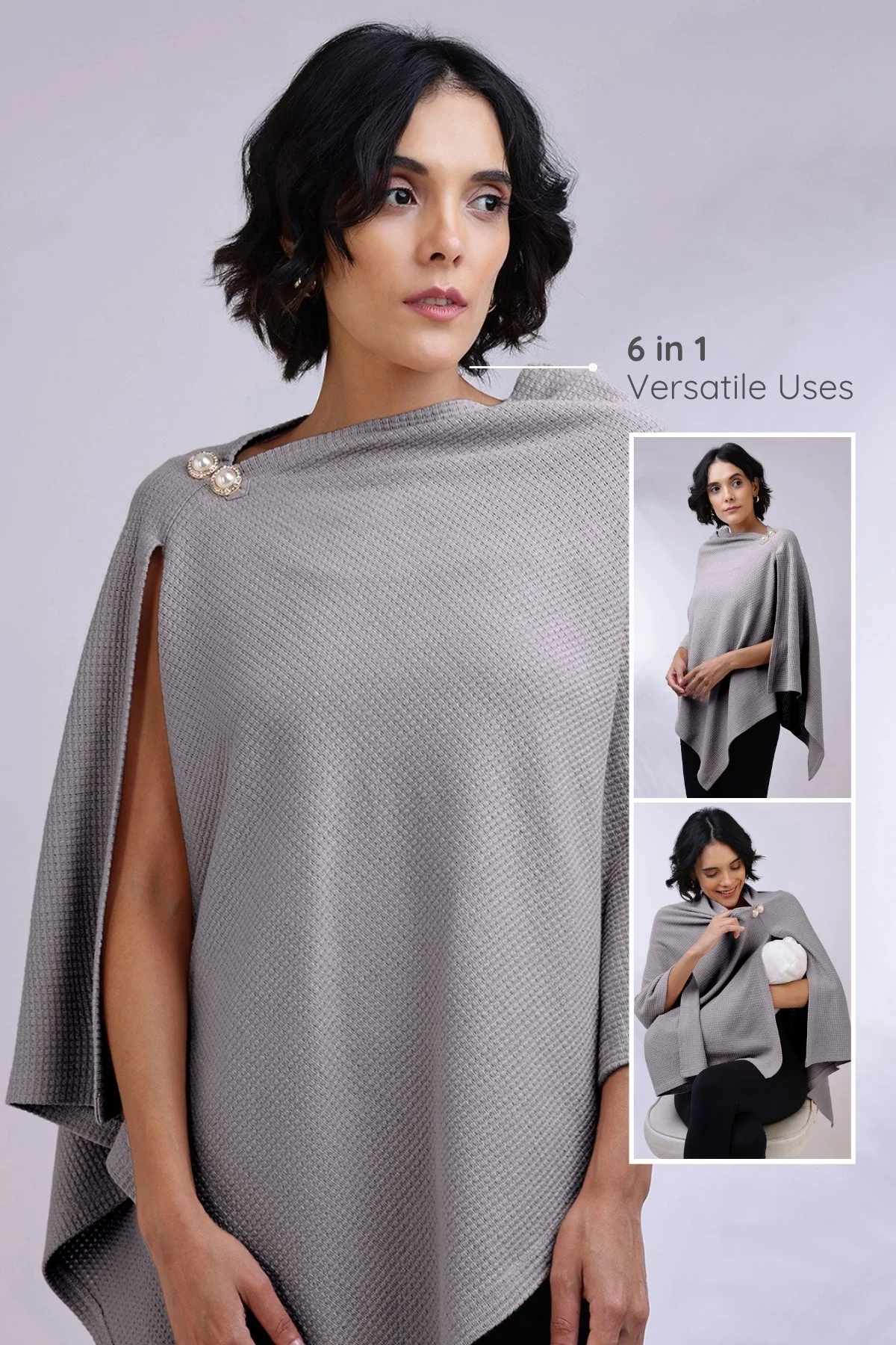 Diana Nursing Cover - Grey - Image 17