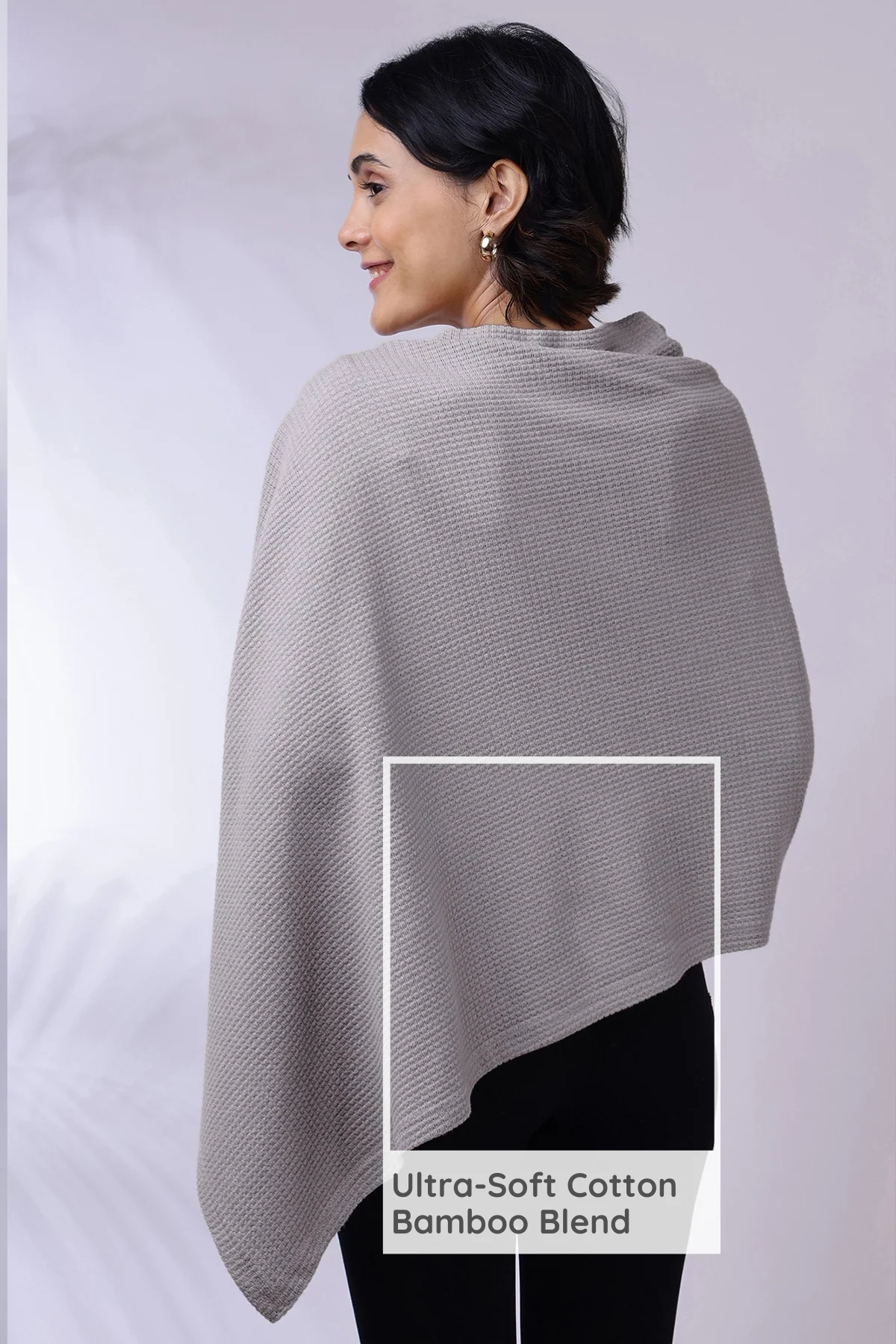 Diana Nursing Cover - Grey - Image 4