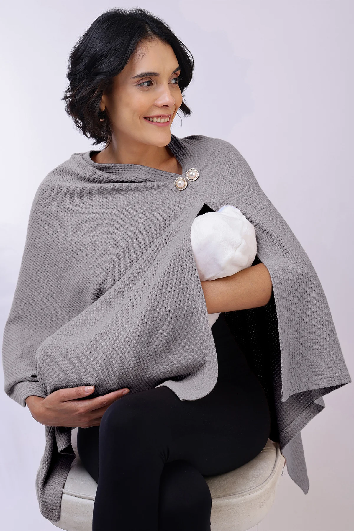 Diana Nursing Cover - Grey - Image 8