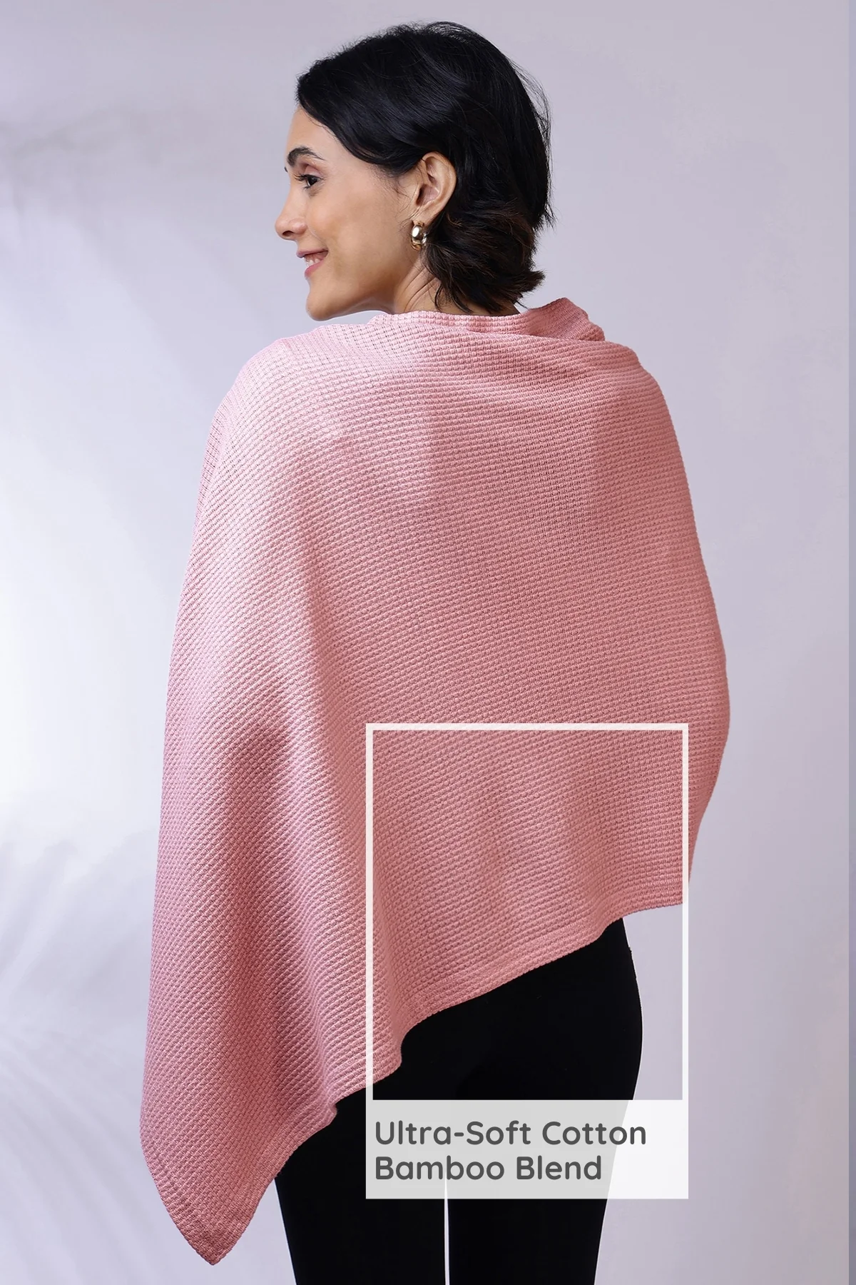Diana Nursing Cover - Light Pink - Image 4