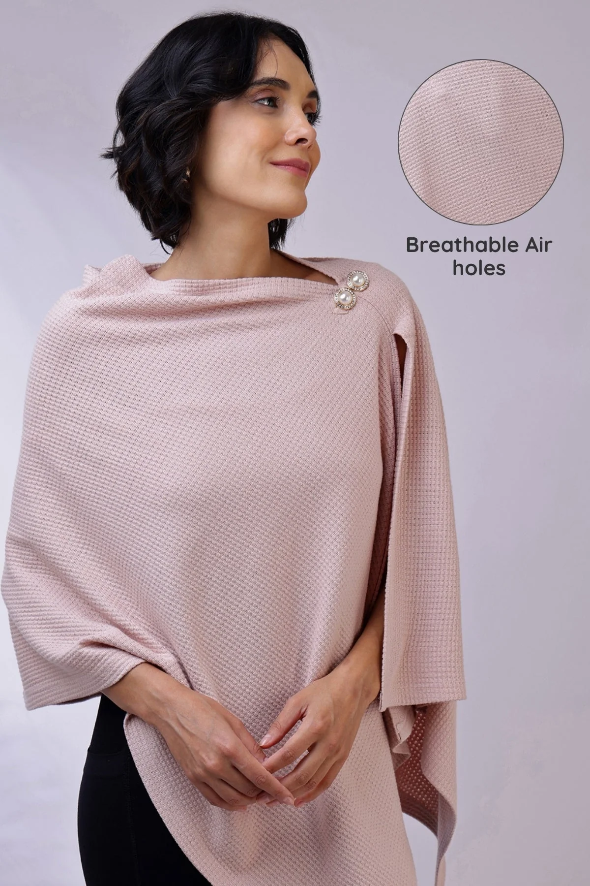 Diana Nursing Cover - Blush Pink - Image 18