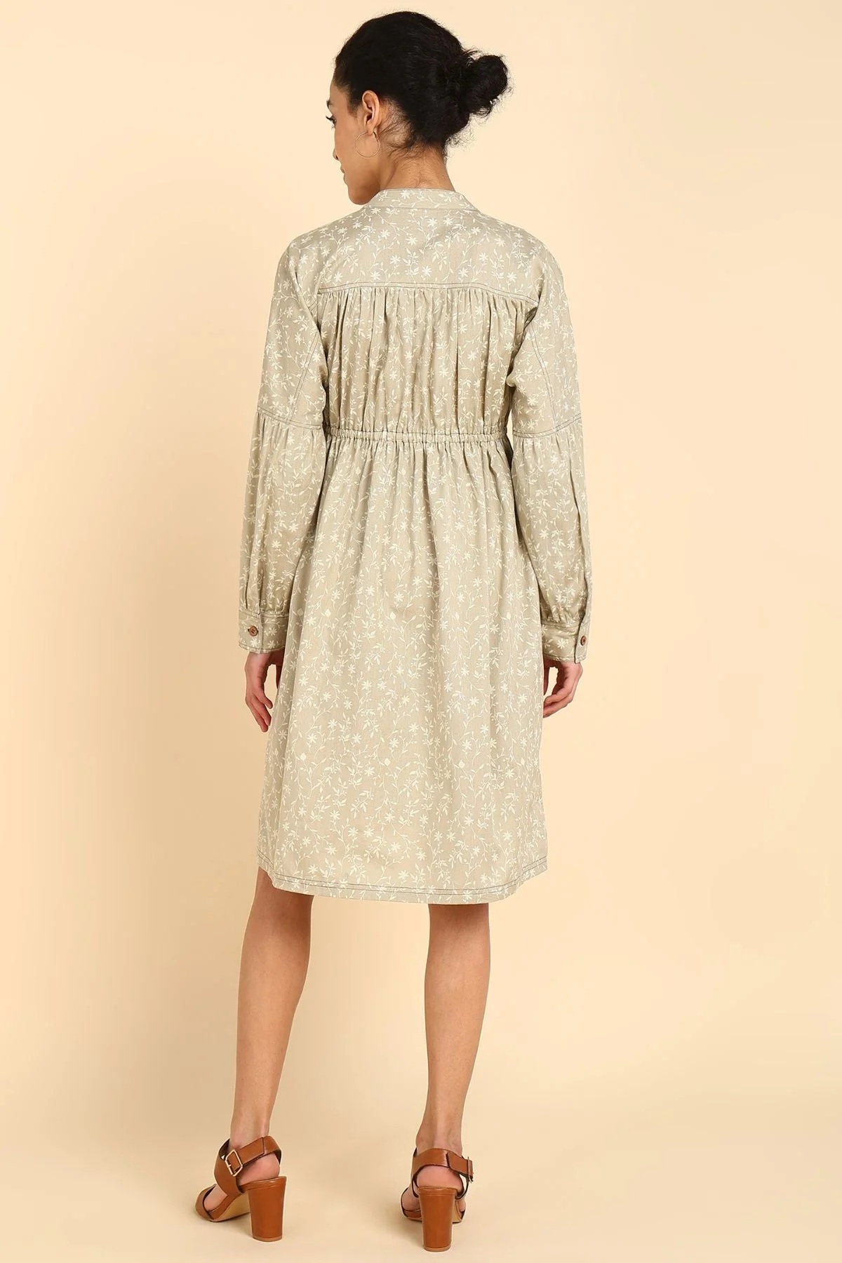 Ditsy Traveller's 100% Cotton Zipless Maternity Dress - Image 11