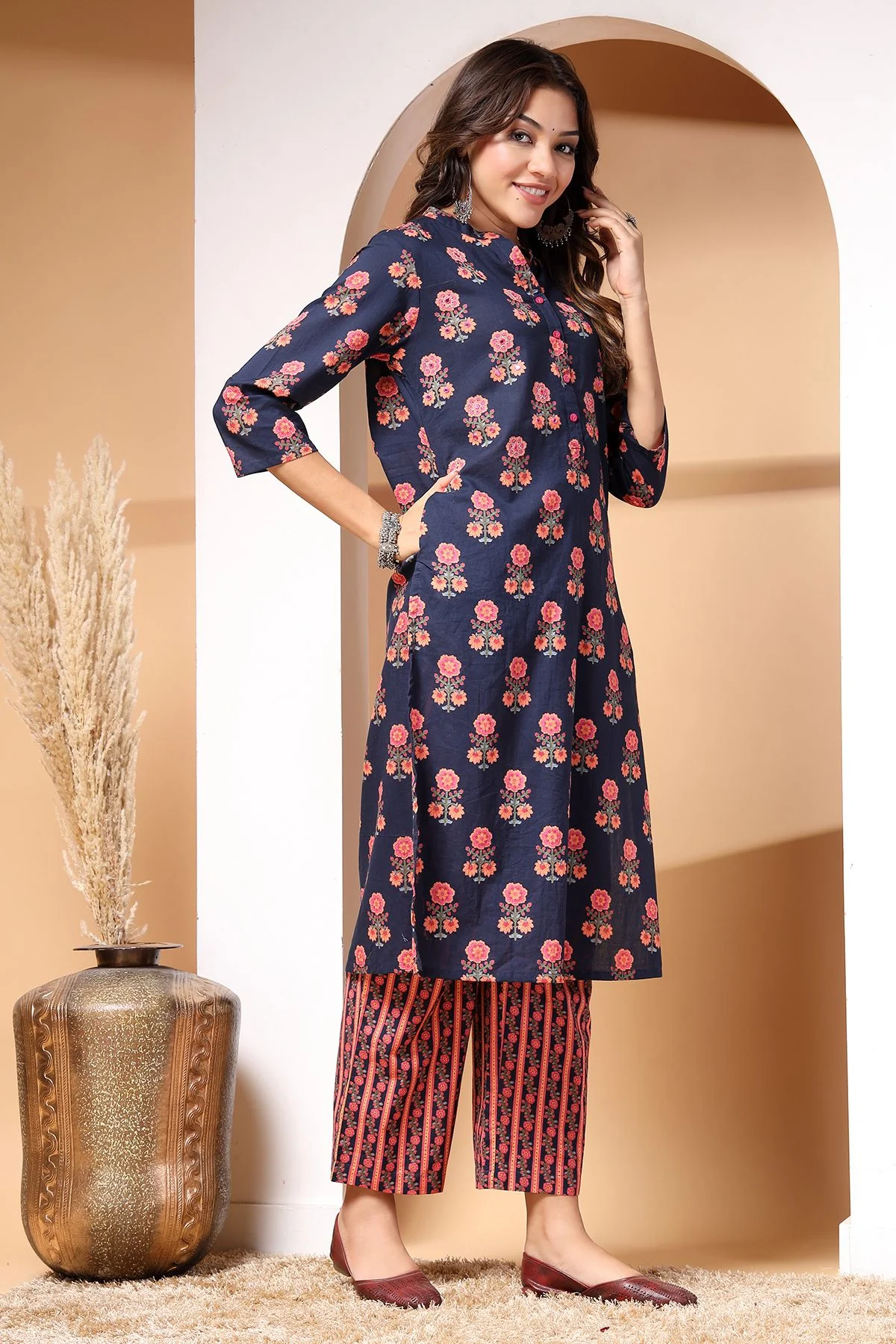 Eden Ensemble Zipless Maternity Feeding Kurta Set - Image 9