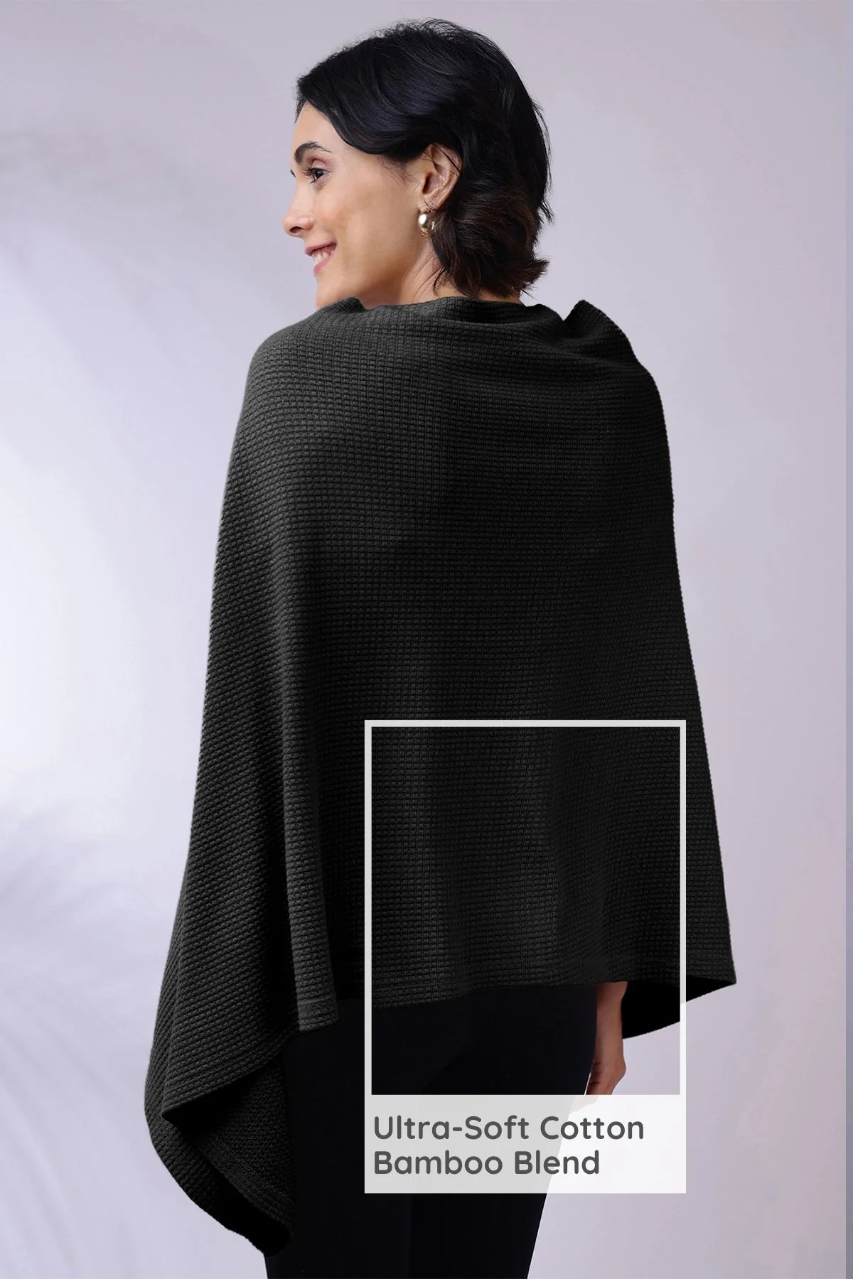 Elena Nursing Cover - Black - Image 16