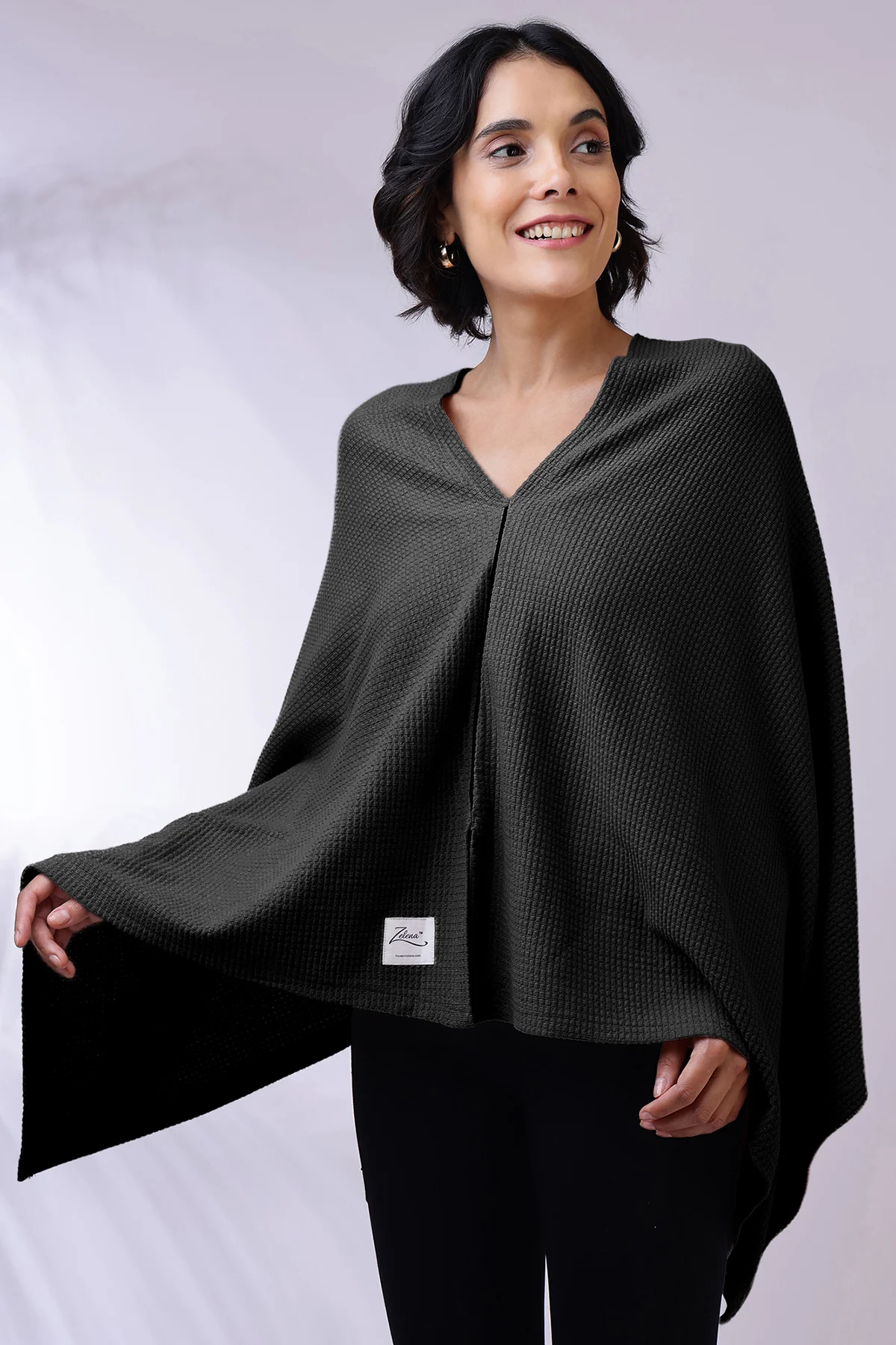 Elena Nursing Cover - Black - Image 7