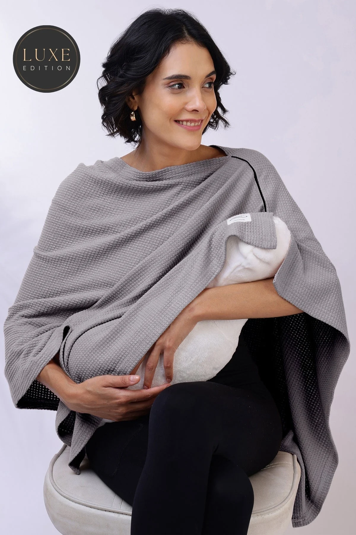 Elena Nursing Cover - Grey - Image 14