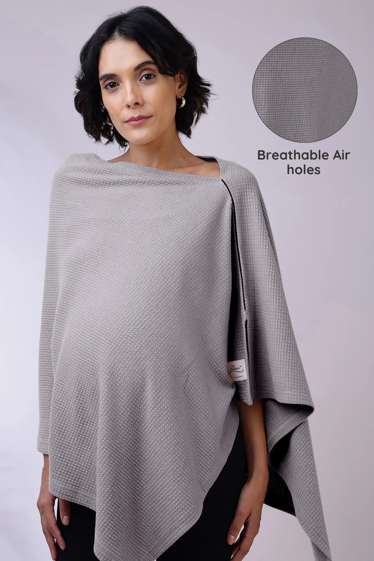 Elena Nursing Cover - Grey - Image 6