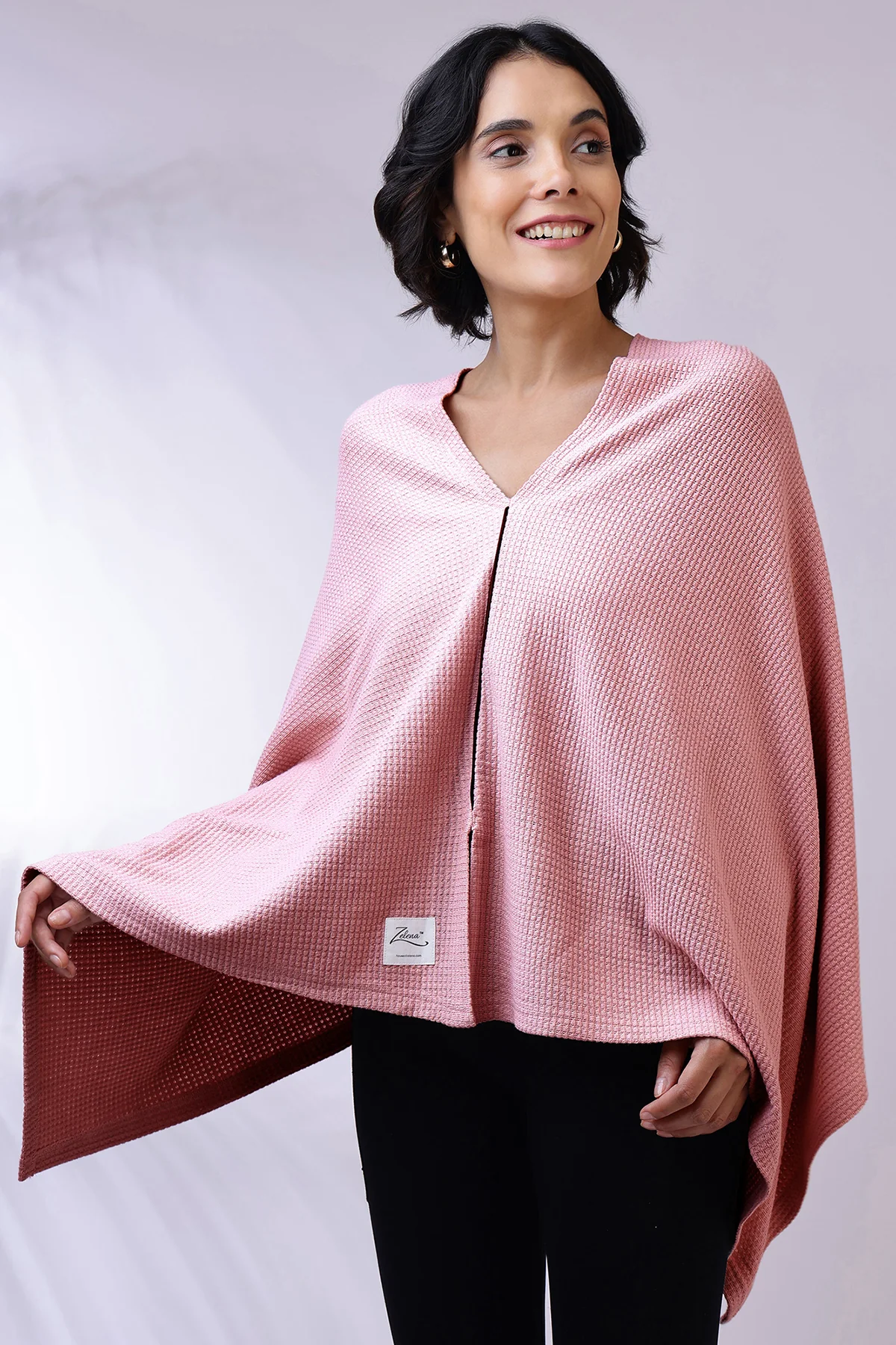 Elena Nursing Cover - Light Pink - Image 11