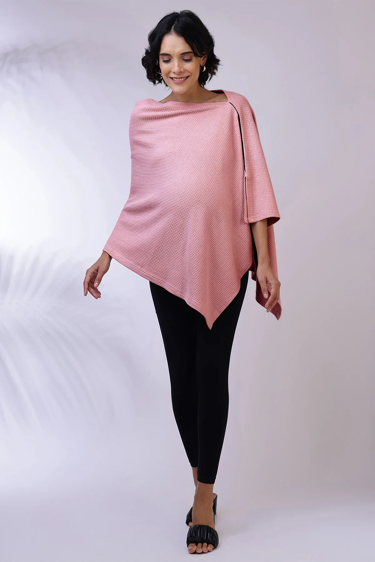 Elena Nursing Cover - Light Pink - Image 13