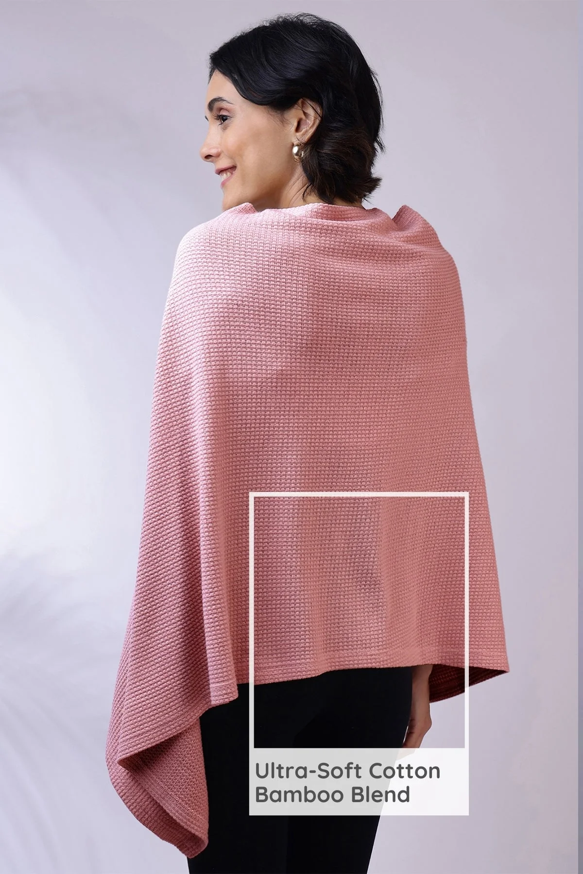 Elena Nursing Cover - Light Pink - Image 16