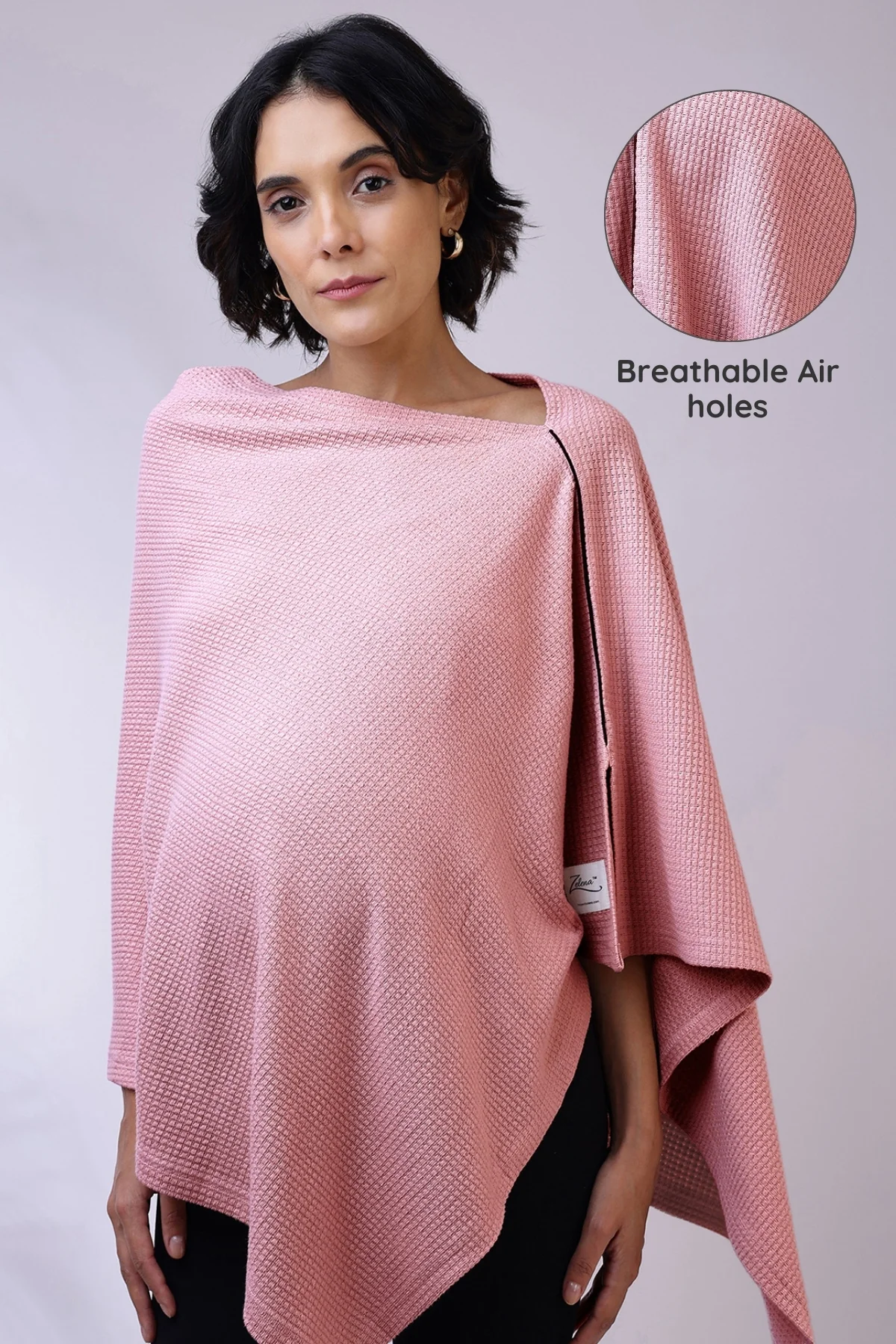 Elena Nursing Cover - Light Pink - Image 6