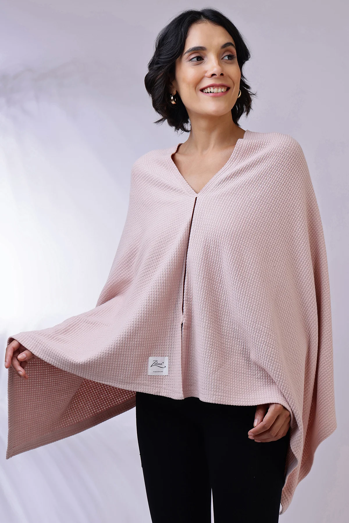 Elena Nursing Cover - Blush Pink - Image 11