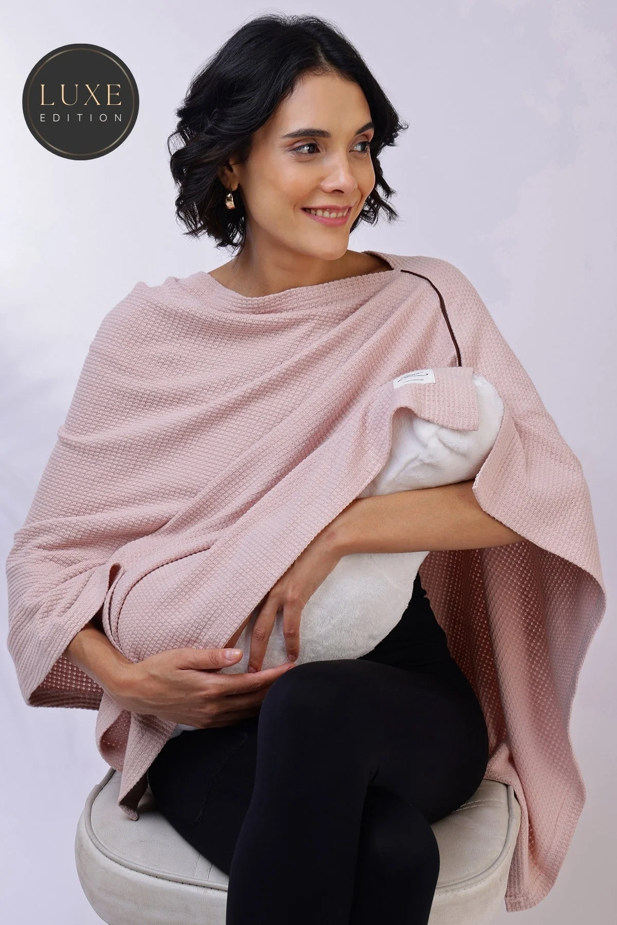 Elena Nursing Cover - Blush Pink - Image 14