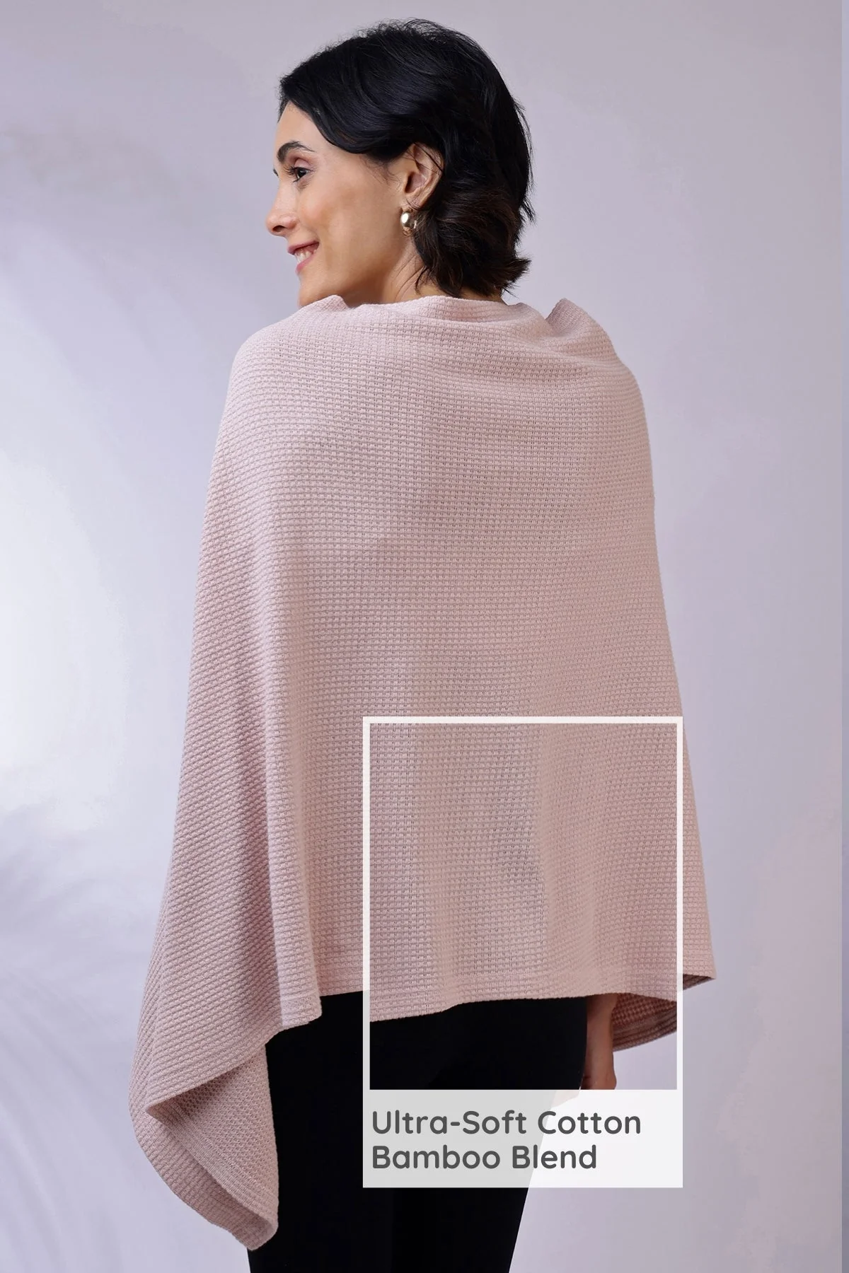 Elena Nursing Cover - Blush Pink - Image 16