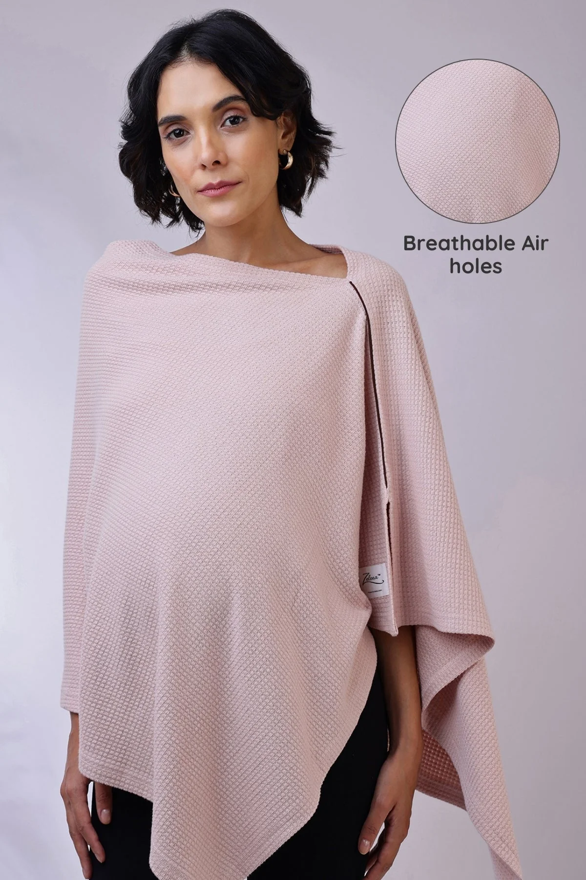 Elena Nursing Cover - Blush Pink - Image 18