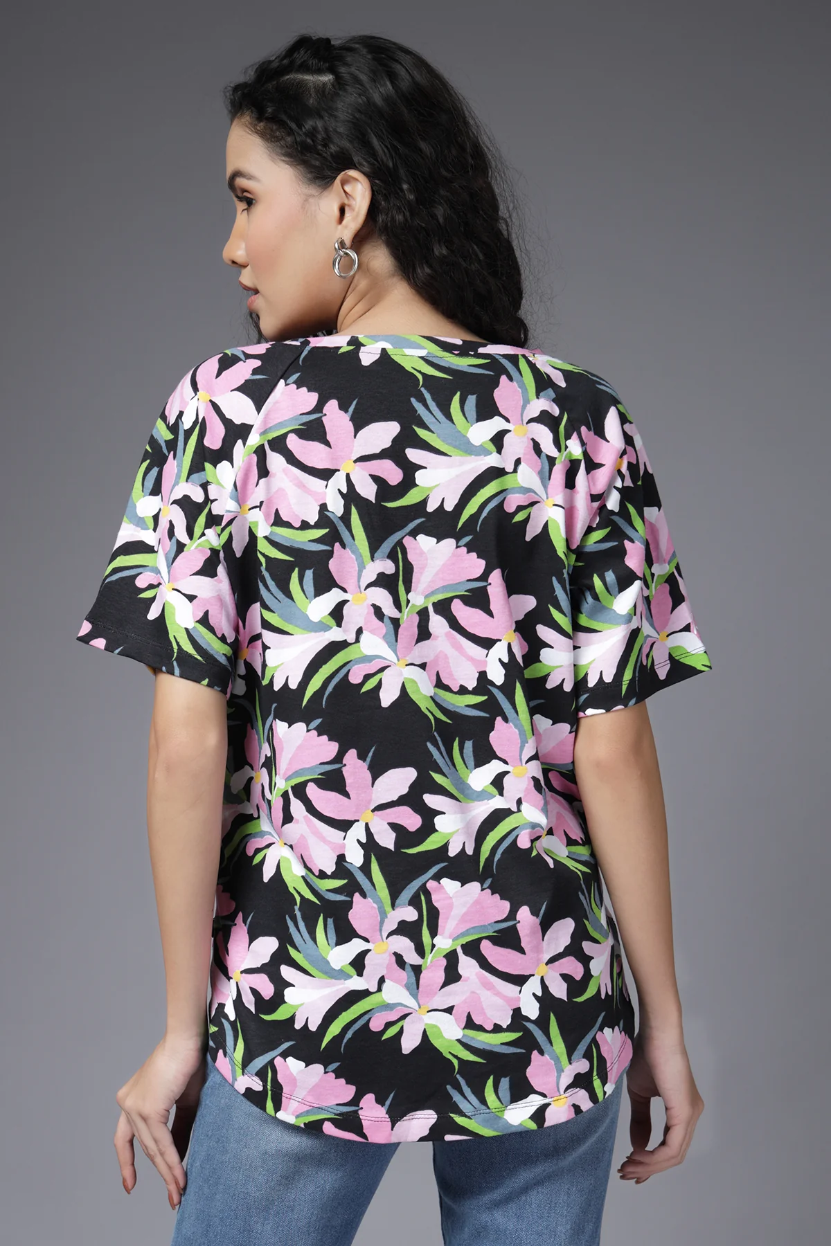 Enchanted Bloom Maternity Side Zip Feeding Top - Image 5