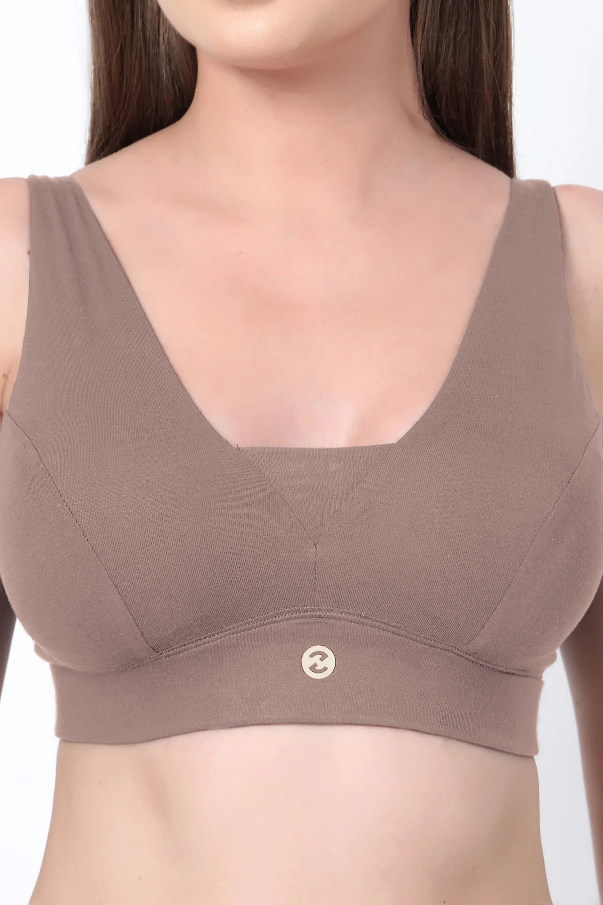 Fixed Padded Modal Maternity Feeding Bra with Support - Coco - Image 2