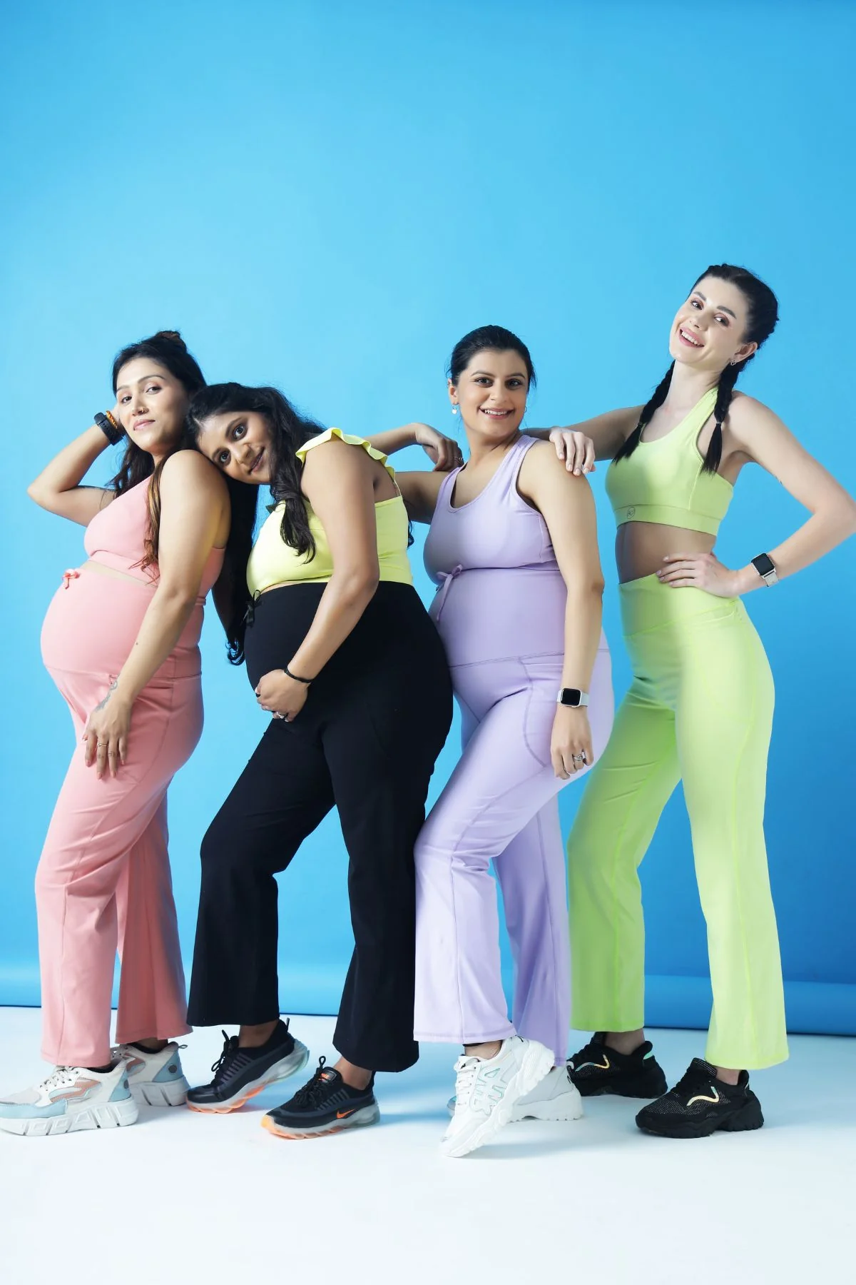 High Waisted Gentle Compression Olive Postpartum Pants - Image 7