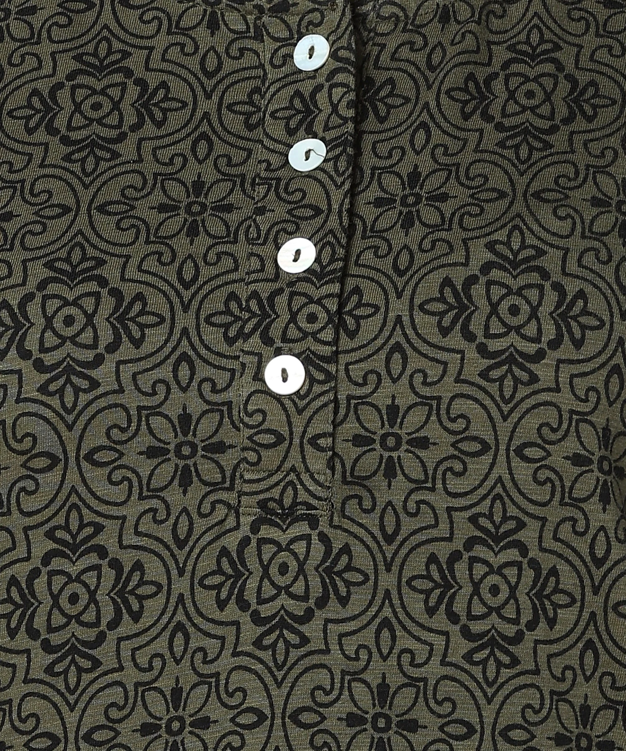 Forest Green Zipless Feeding Dress - Image 13
