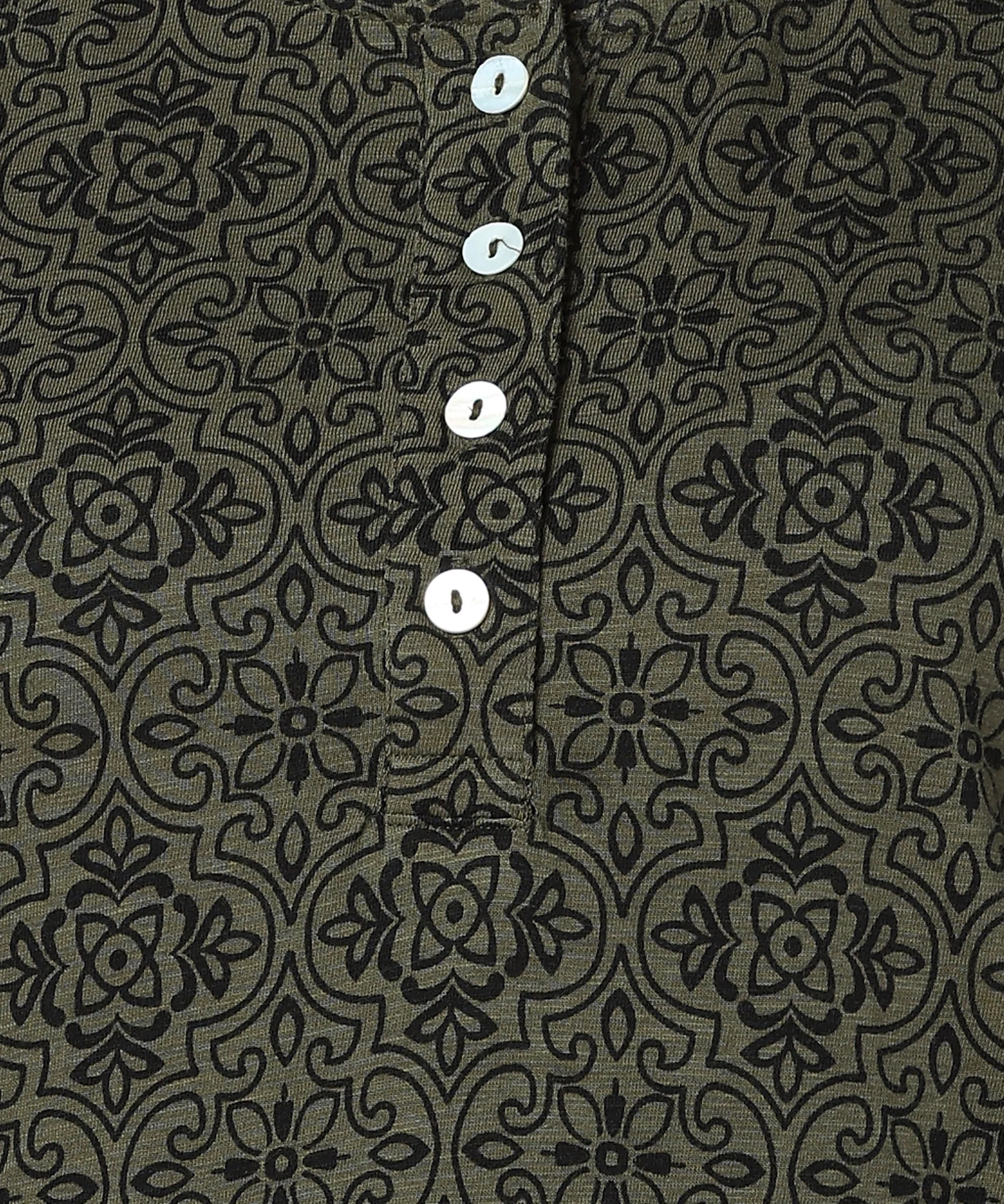 Forest Green Zipless Feeding Dress - Image 5