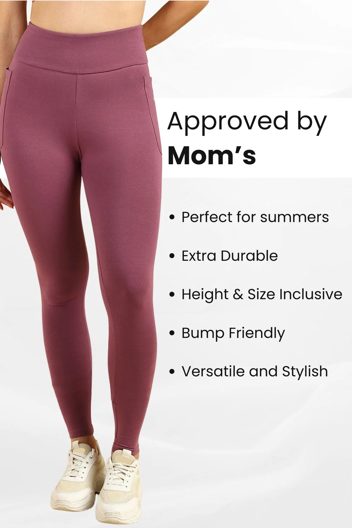 High Waist Rosewood Mom Legging - Image 5