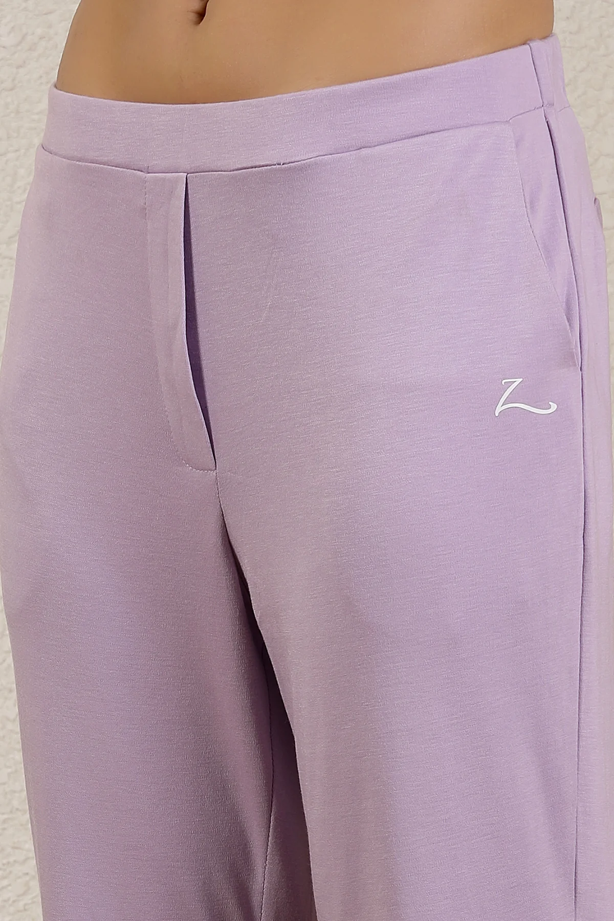 Lavender Flare Maternity Pants (Pregnancy & Postpartum) - Image 3