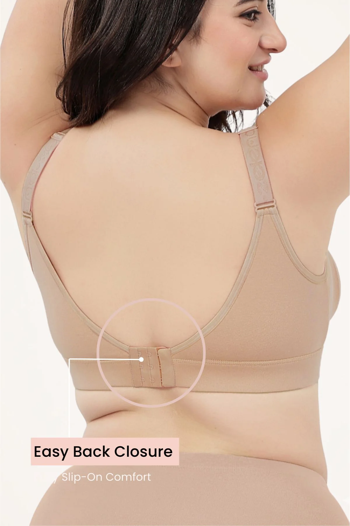 Lira Ribbed Cotton Nursing Padded Bra - Skin - Image 5