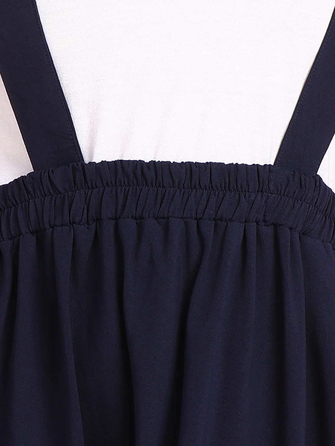 Midnight Blue 100% Cotton Jersey Maternity Skirt with Detachable Strap & Pockets - Image 8