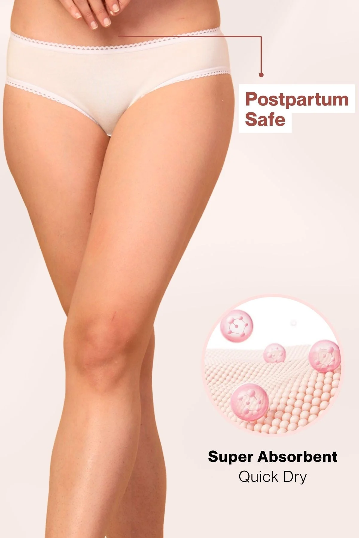 Monthly Disposable White Maternity Panty (Pack of 6) - Image 11