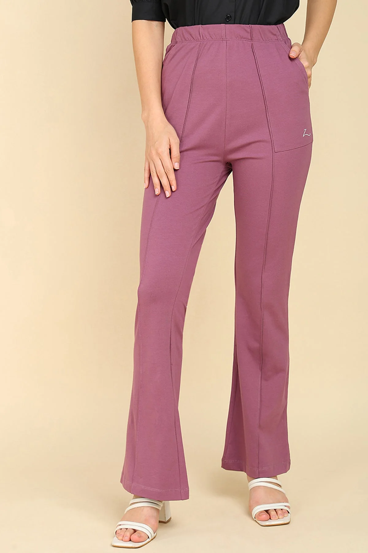 Pleated Pants Cotton Rosewood Maternity Pants (Pregnancy & Postpartum) - Image 13